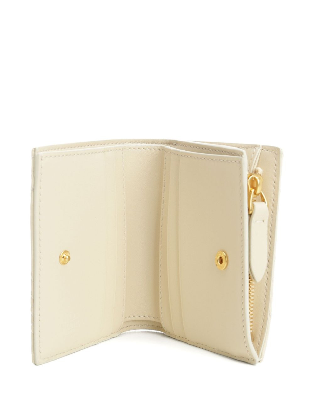 quilted VLogo wallet - 4