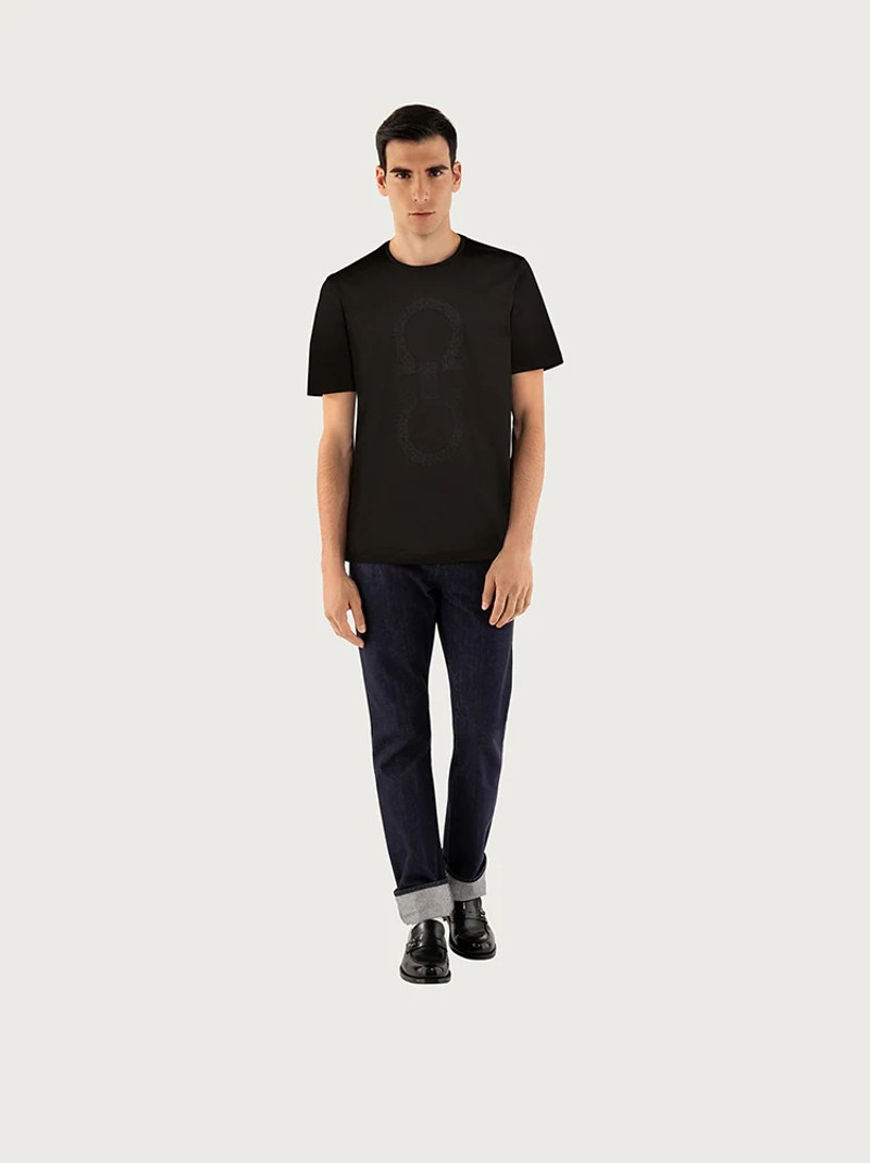 FERRAGAMO OVERSIZED GANCIO T-SHIRT outlook