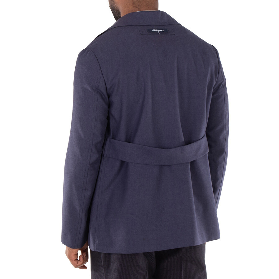 Fendi Long Sleeve Wool Blazer - 3
