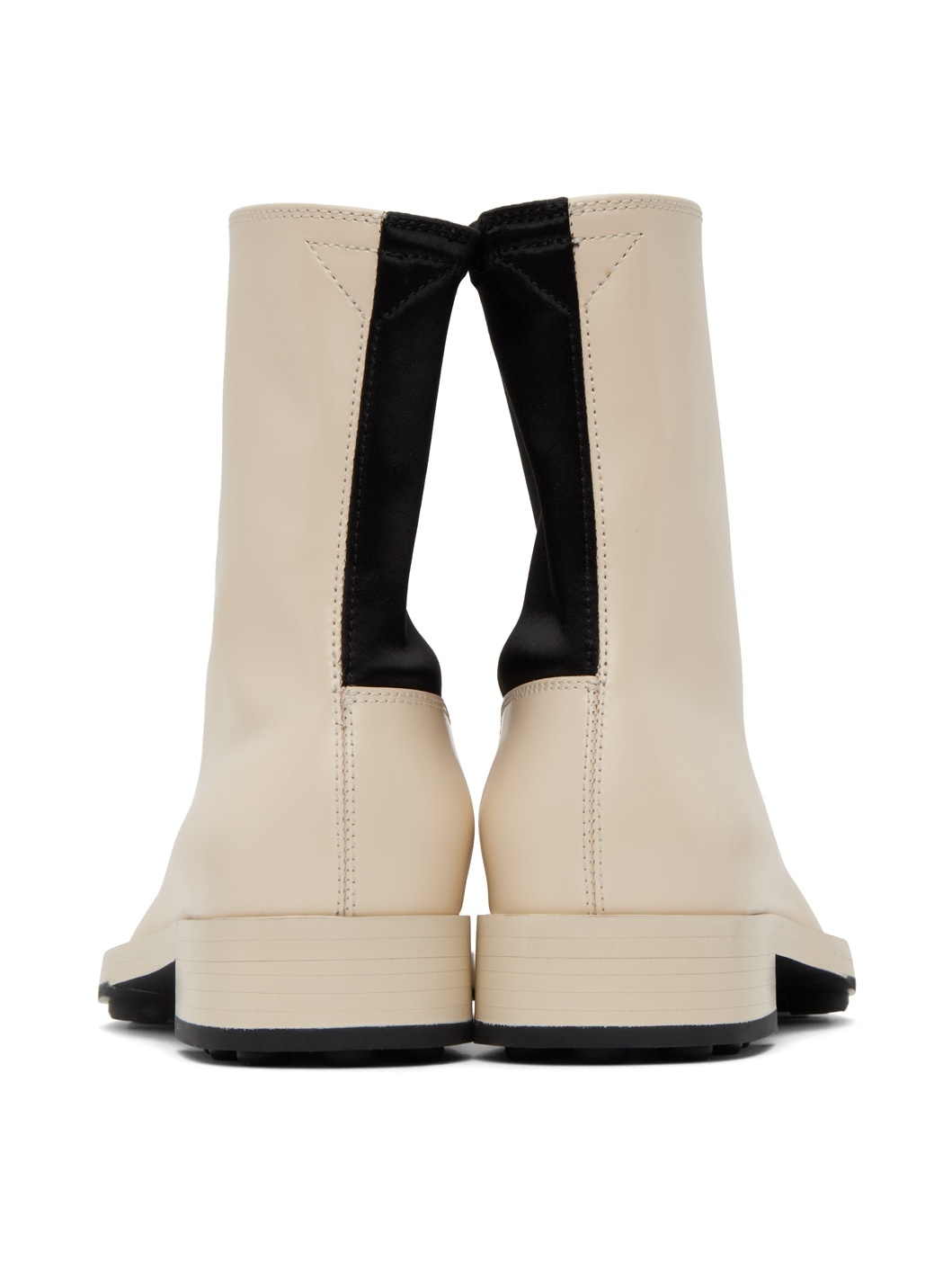 Off-White Leather Ankle Boots - 2