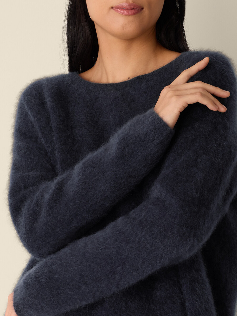 Cashmere Fluff Crew Neck Top 5