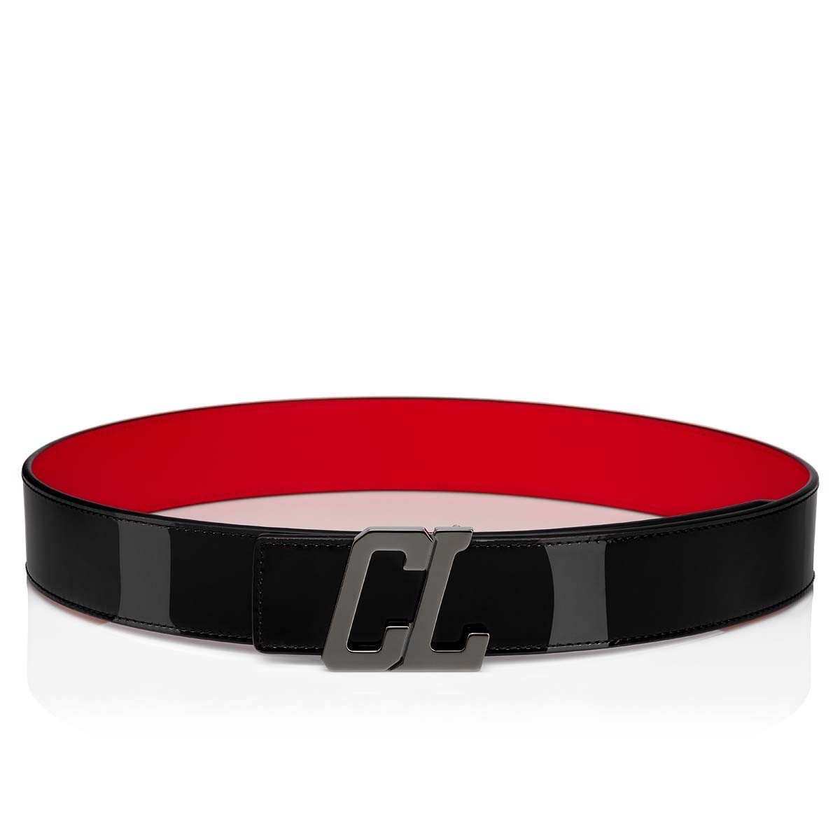 Happy Rui Cl Logo Belt BLACK/LOUBI/GUN METAL - 2