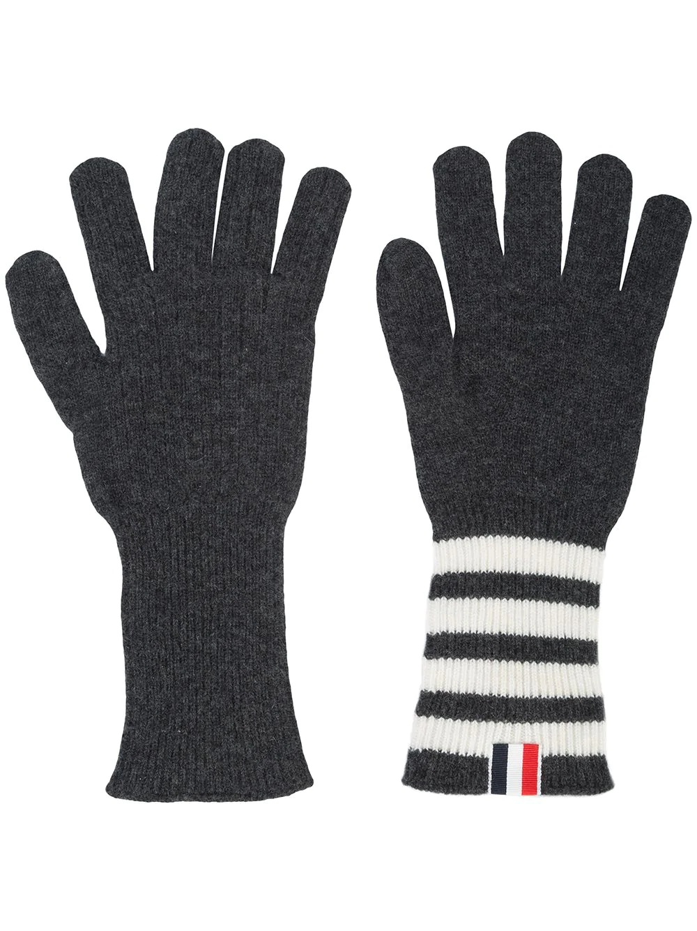 4-bar cashmere gloves - 1