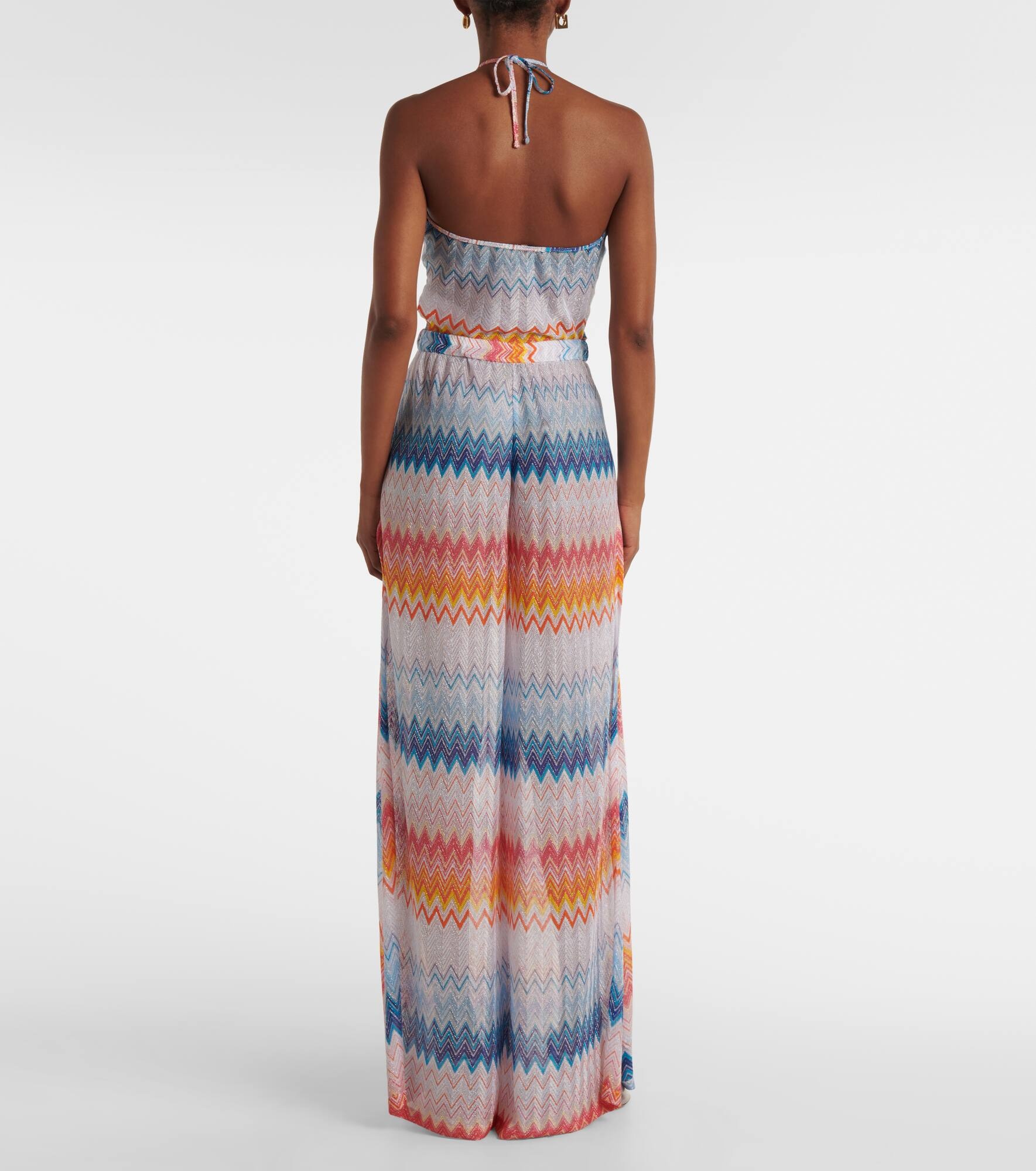 Zig Zag wide-leg pants - 3