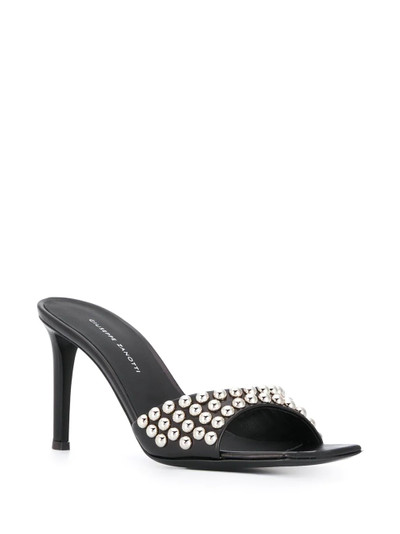 Giuseppe Zanotti studded mid-heel sandals outlook