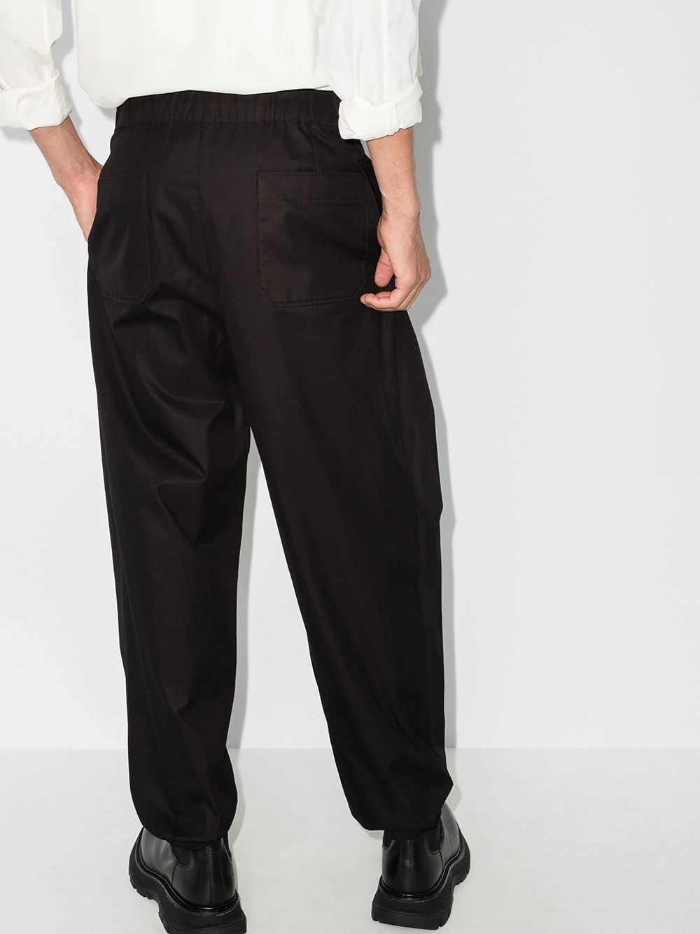 side-panel tapered trousers - 3