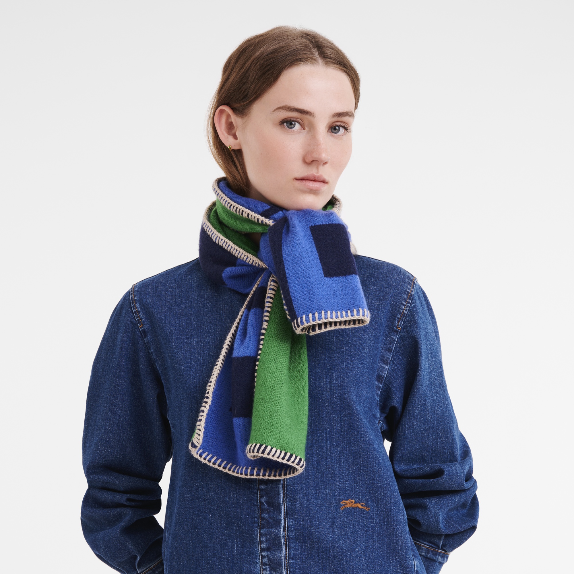 Le Pliage LGP Poney Scarf Navy - OTHER - 2
