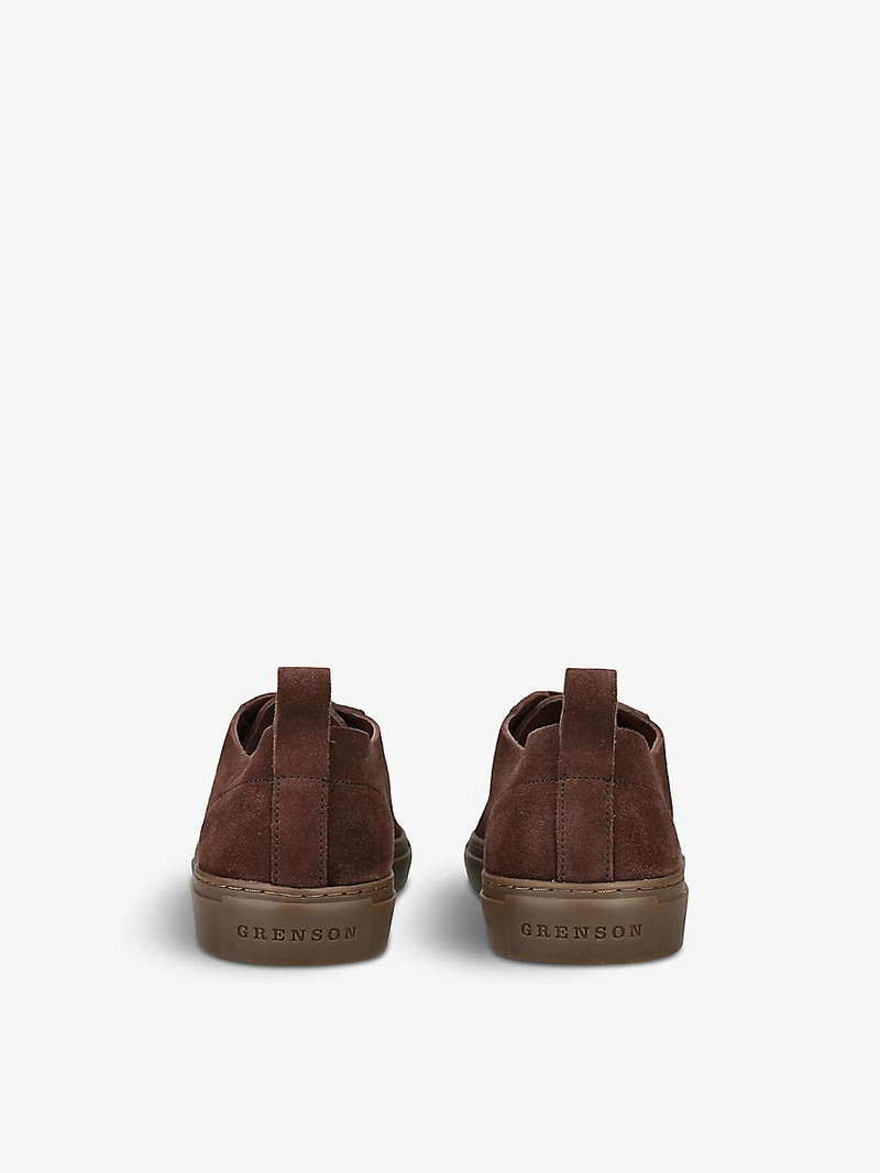 Grenson Sneaker 1 U suede low-top tennis shoes outlook