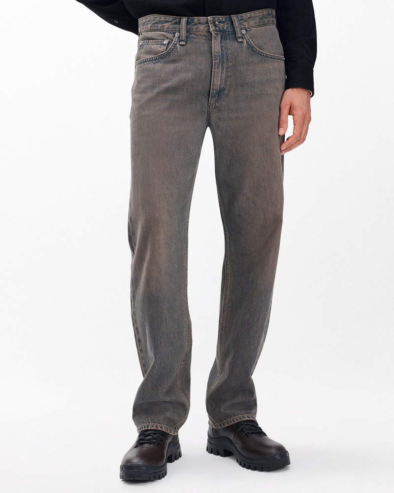 Fit 4 Straight Jeans Authentic Rigid in Infuse Ochre Blue 4