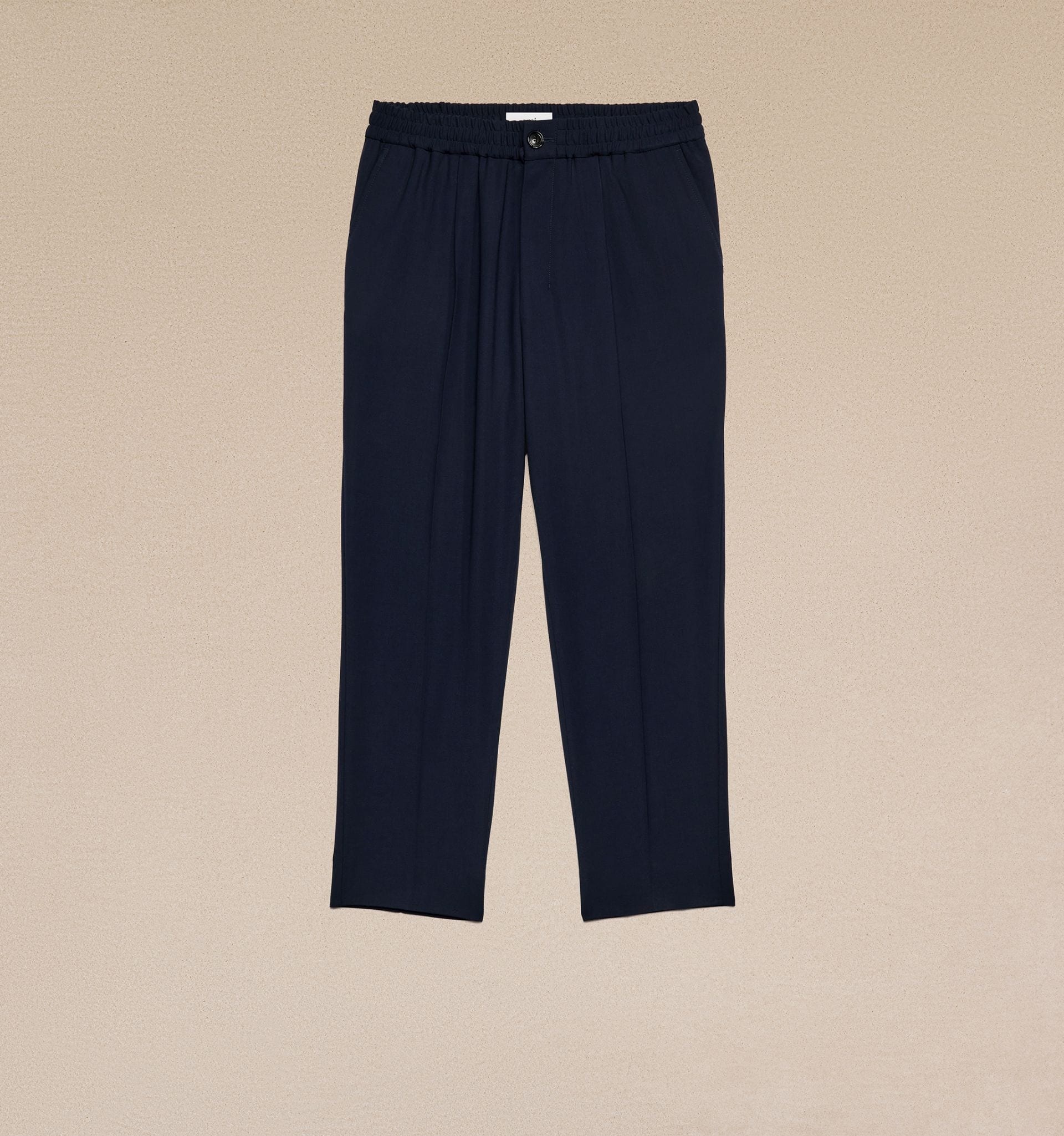 Elasticated Waist Cropped Fit Trousers - 1
