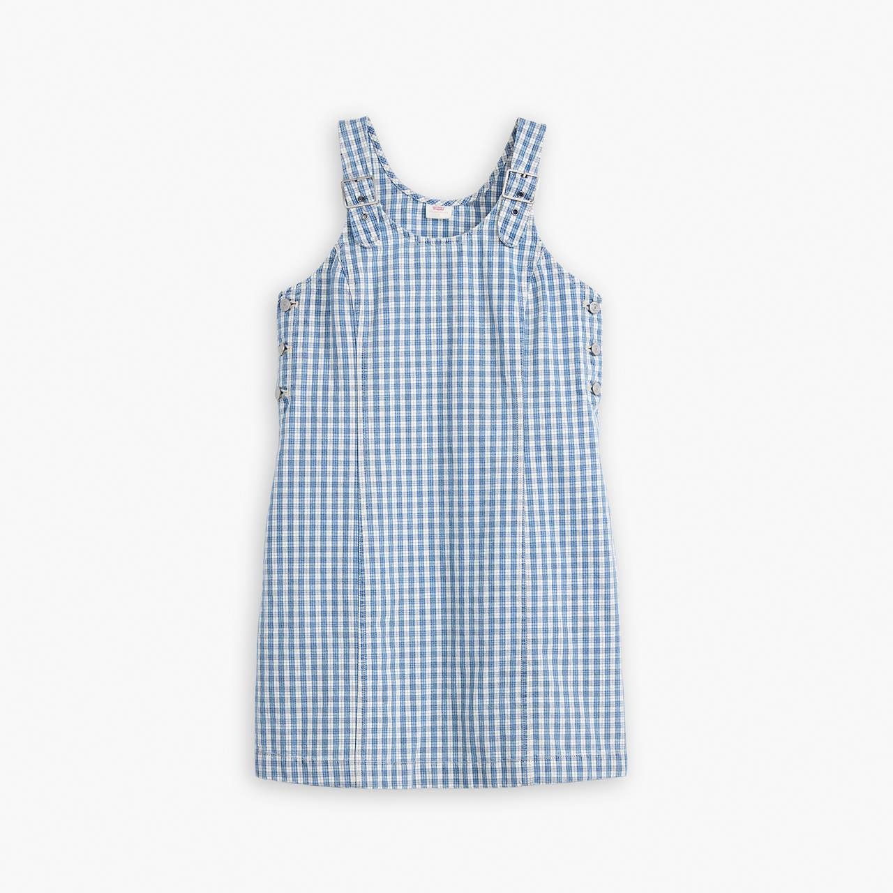 ALY DENIM JUMPER DRESS - 1