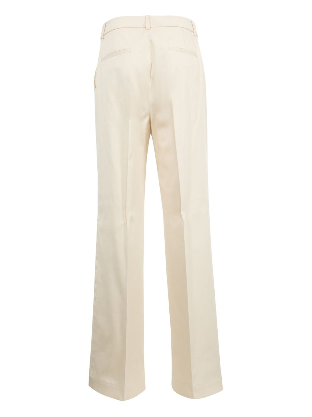flat-front tailored trousers - 2