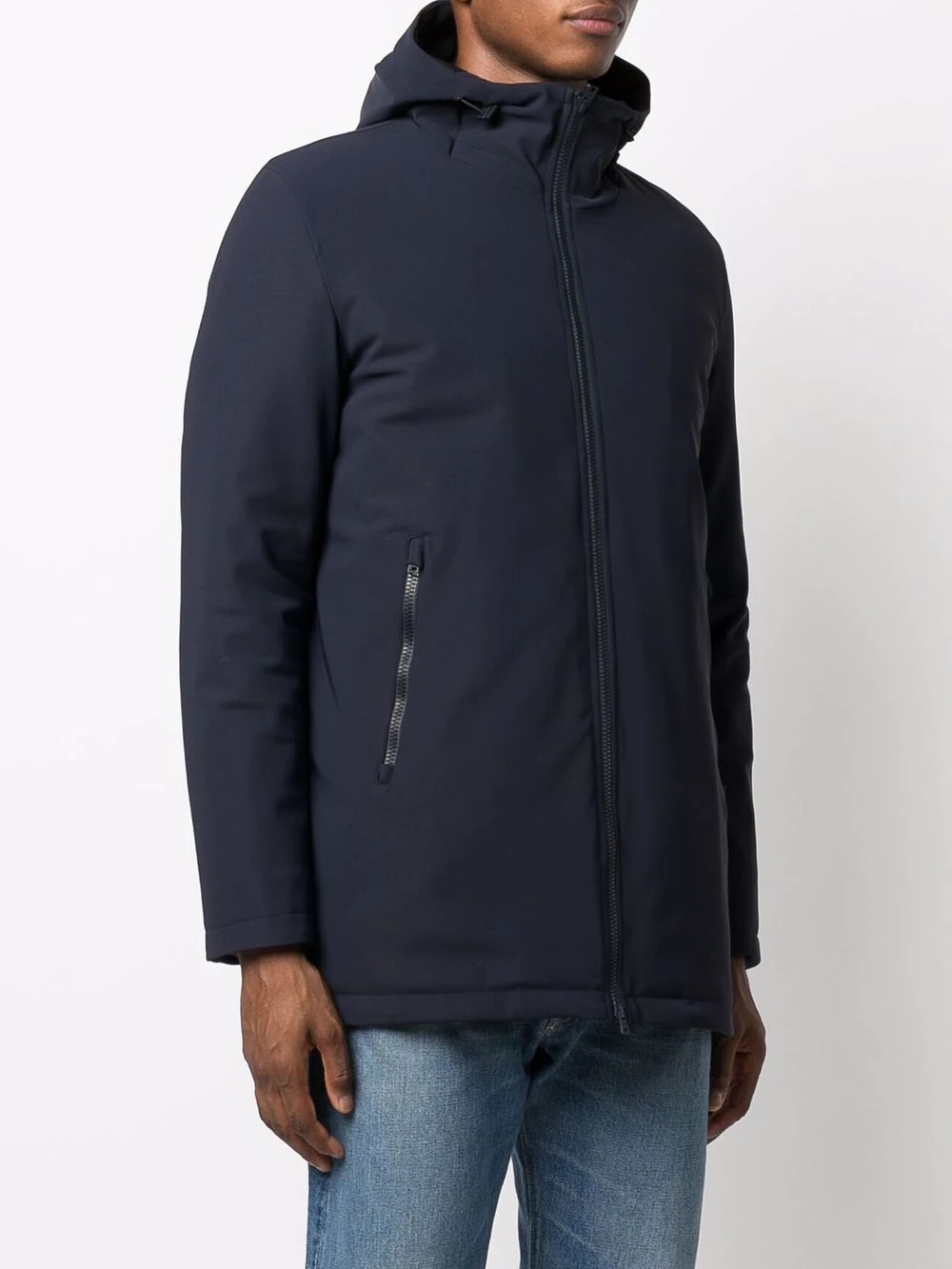 hooded zip-up windbreaker - 3