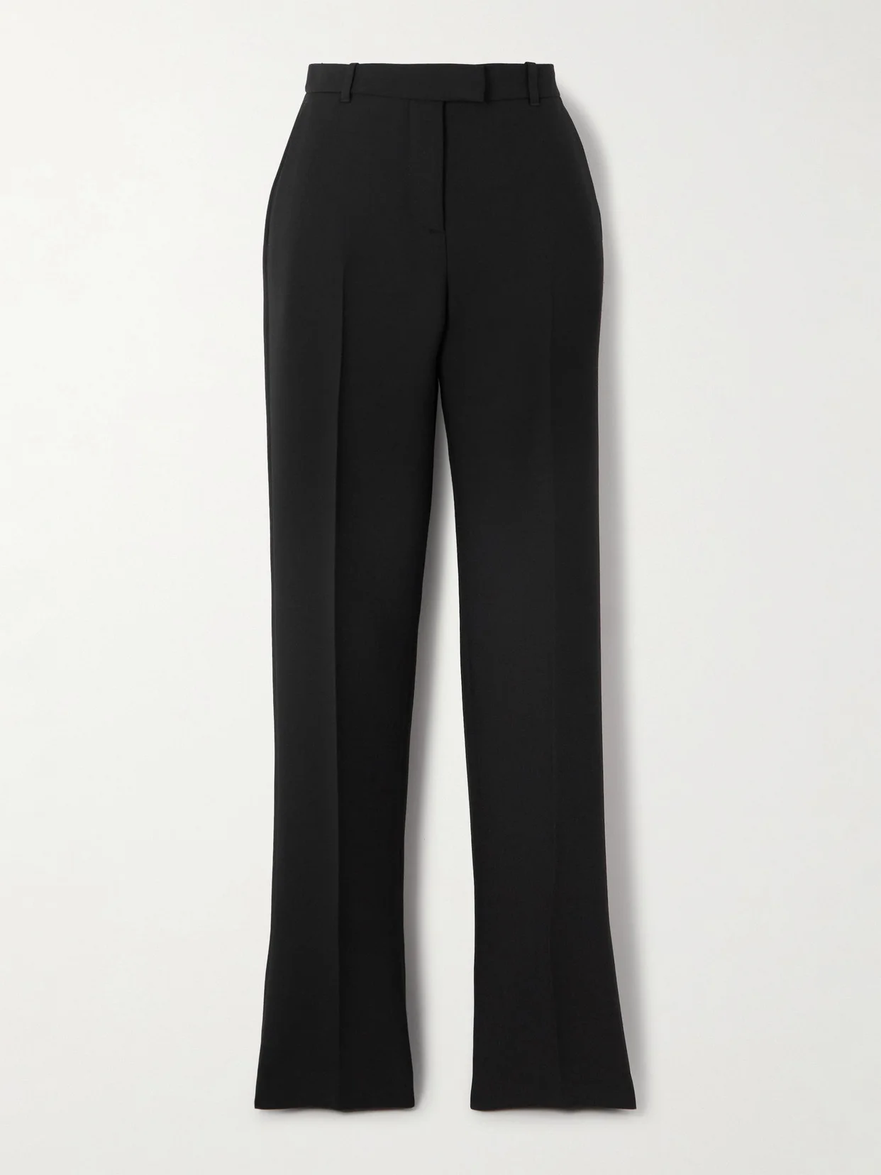 Wool-blend Crepe Straight-leg Pants - 1