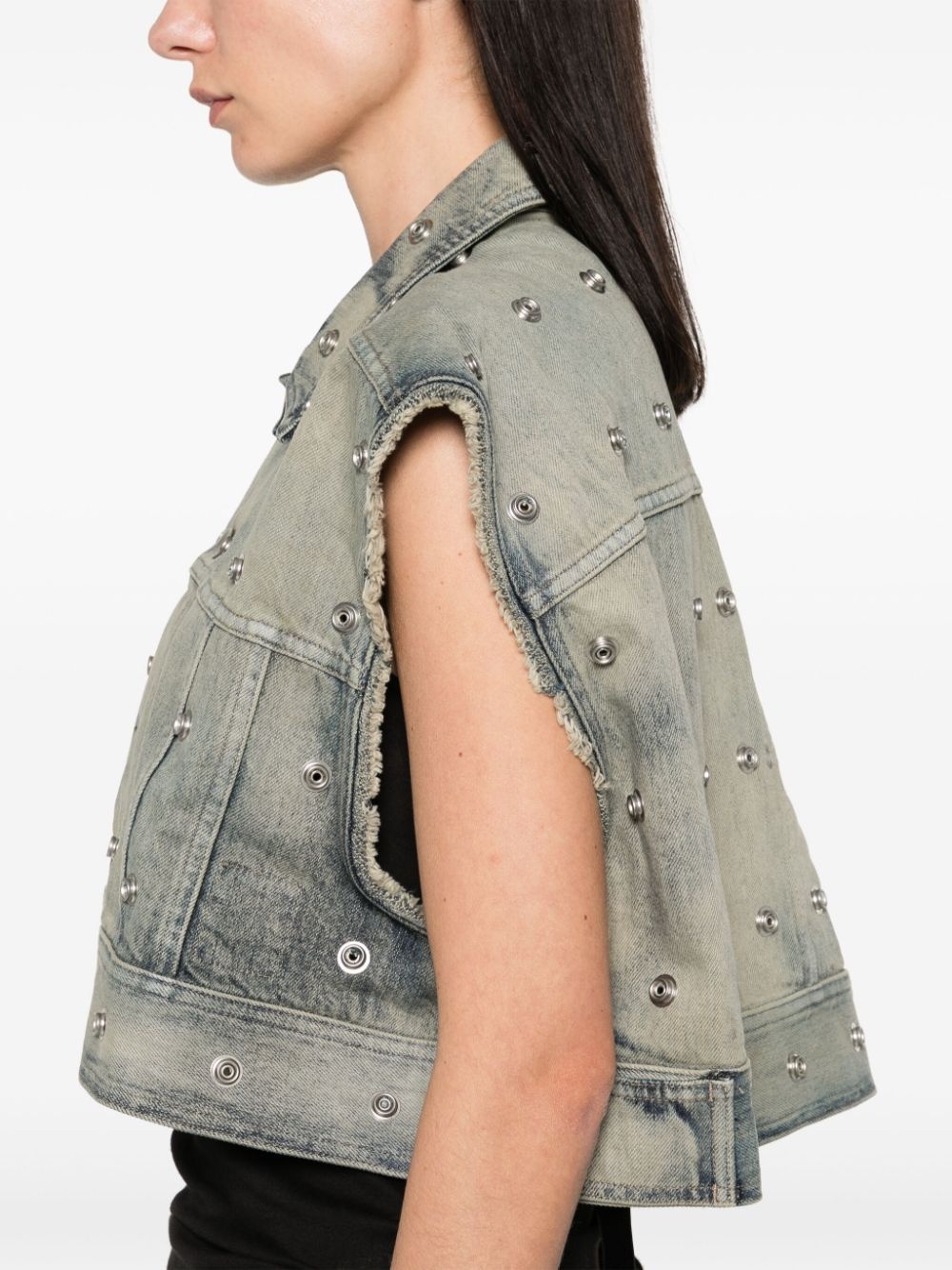 Jumbo Worker denim waistcoat - 5