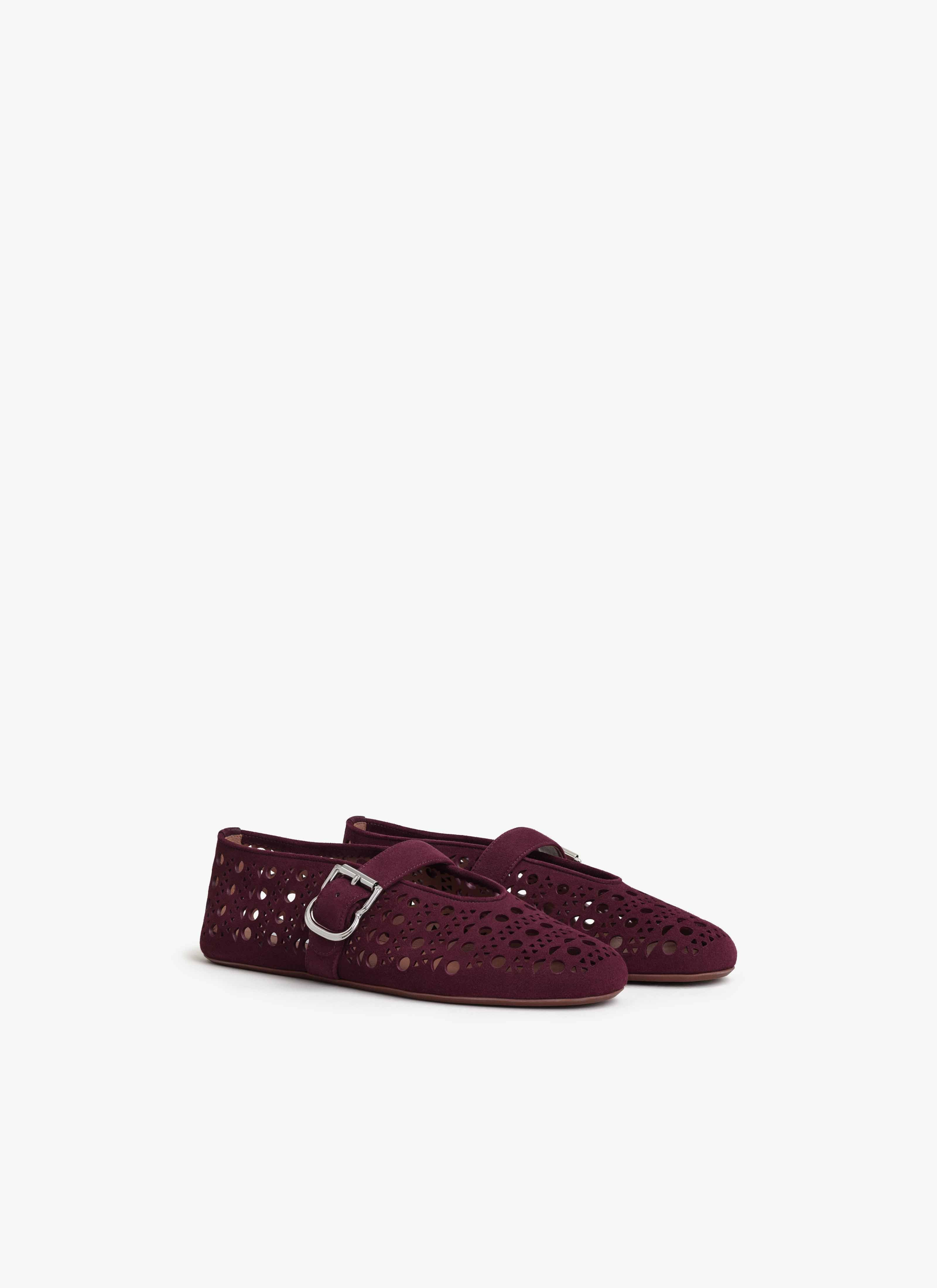 BALLET FLATS IN VIENNE SUEDE - 3