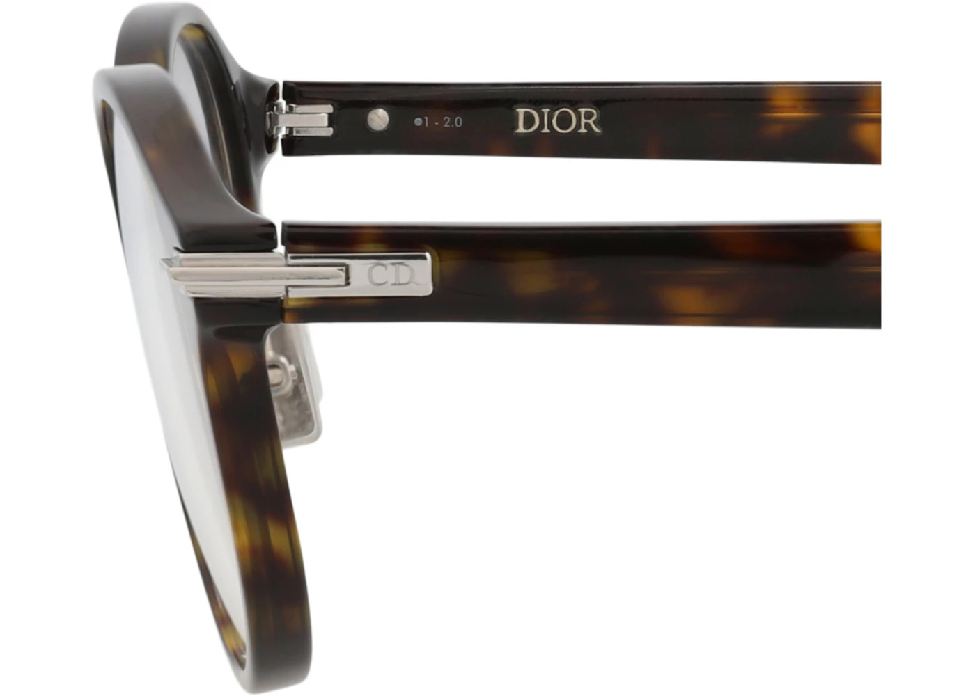 Dior Round-Frame Acetate Optical Frames Havana Havana Transparent (DM50009F-53-052) - 4