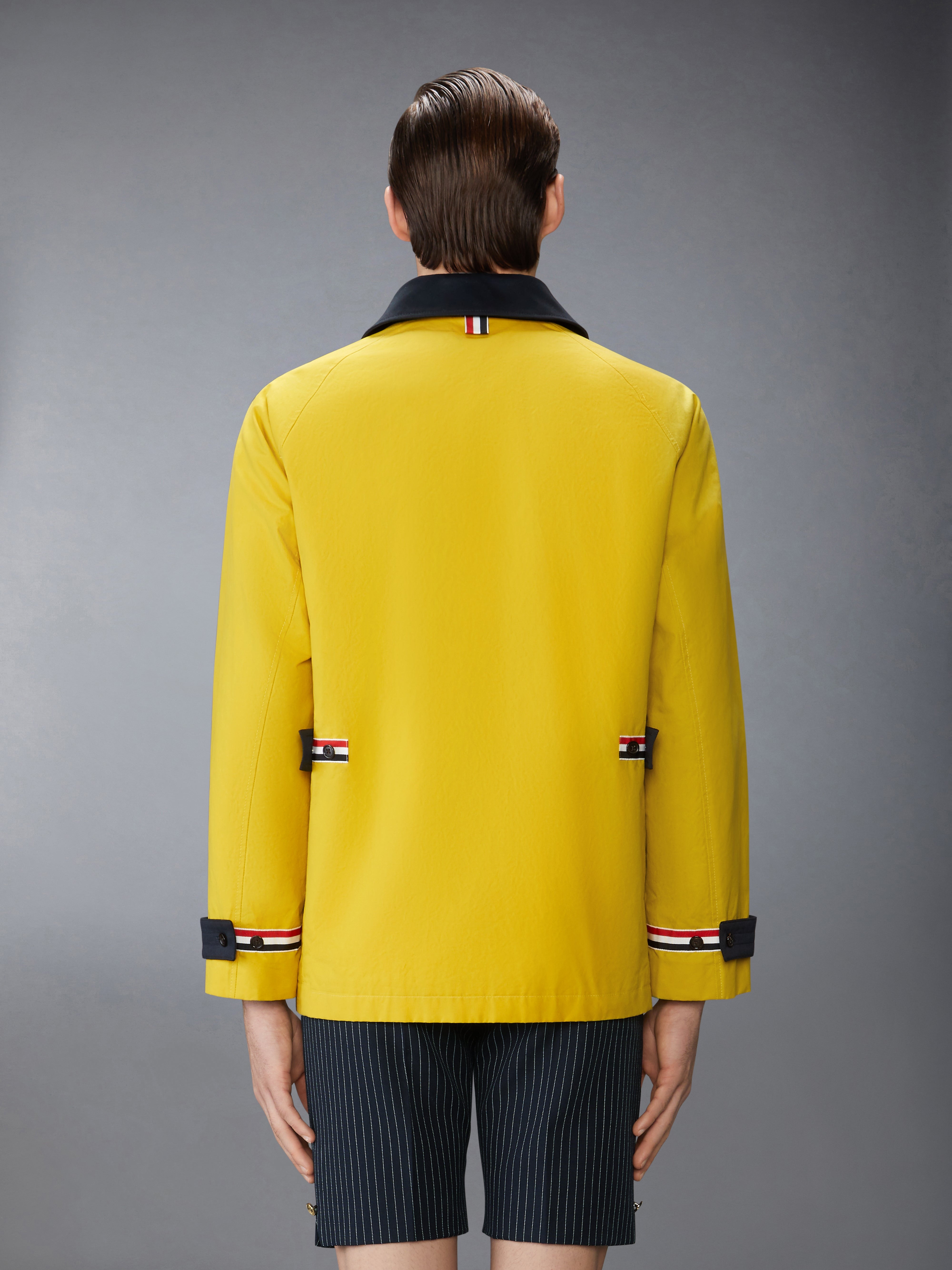 CROPPED SHAWL COLLAR FIELD JACKET - 3
