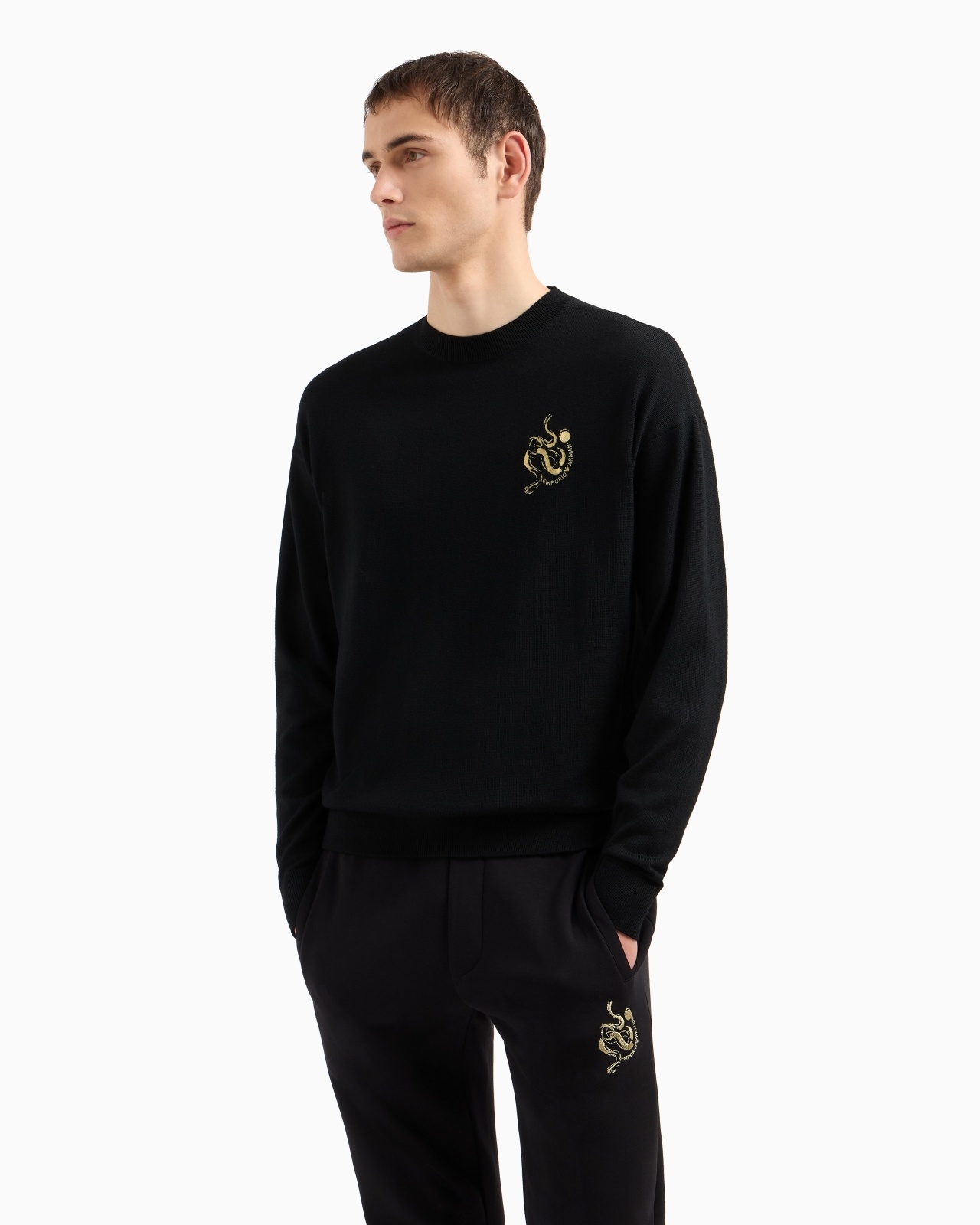 SMOOTH VIRGIN-WOOL JUMPER WITH LUNAR NEW YEAR EMBROIDERY - 2
