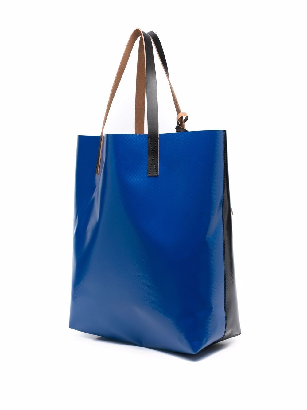 two-tone logo-print tote bag - 3