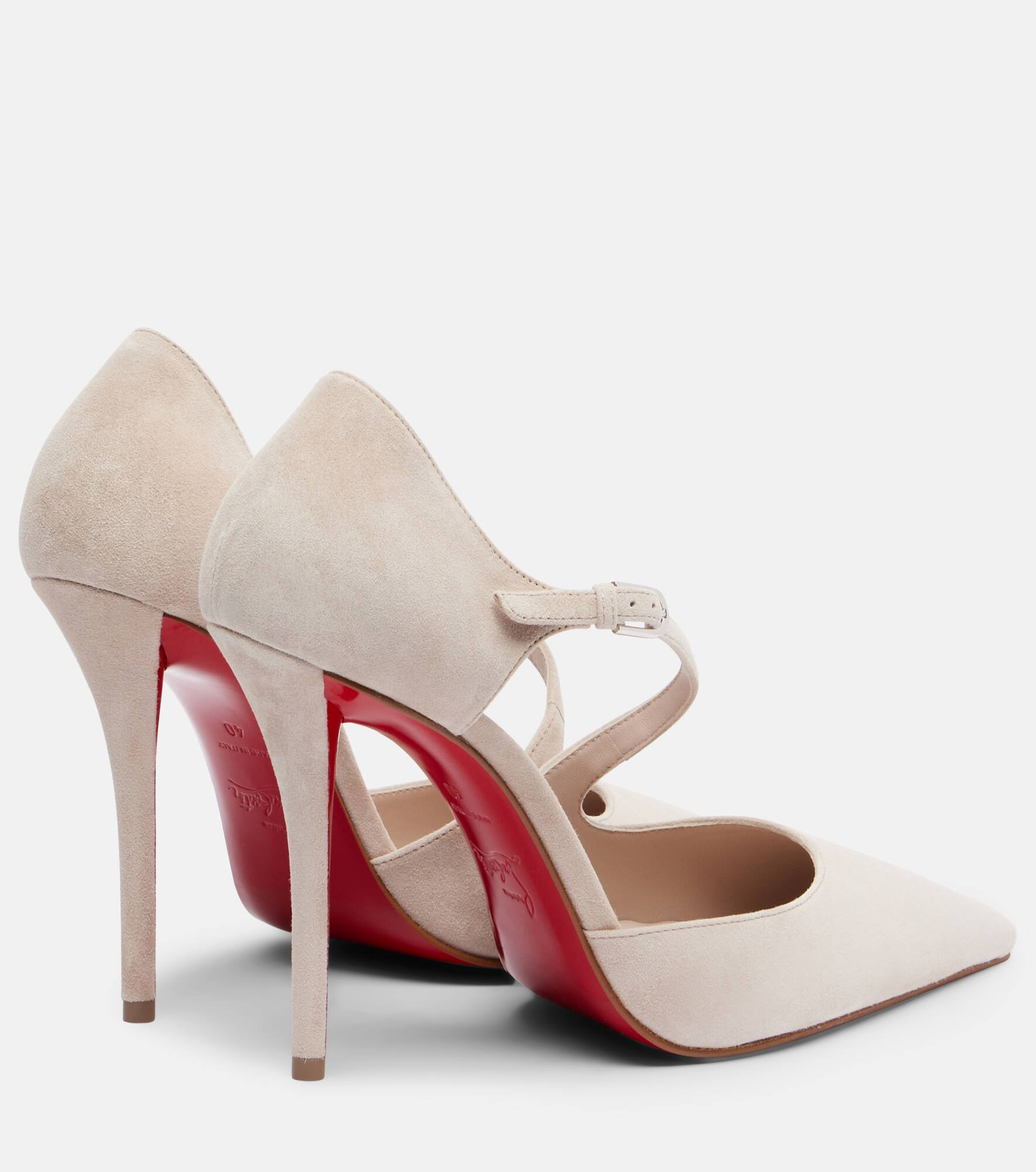 Miss Ziggyta 100 suede pumps - 2