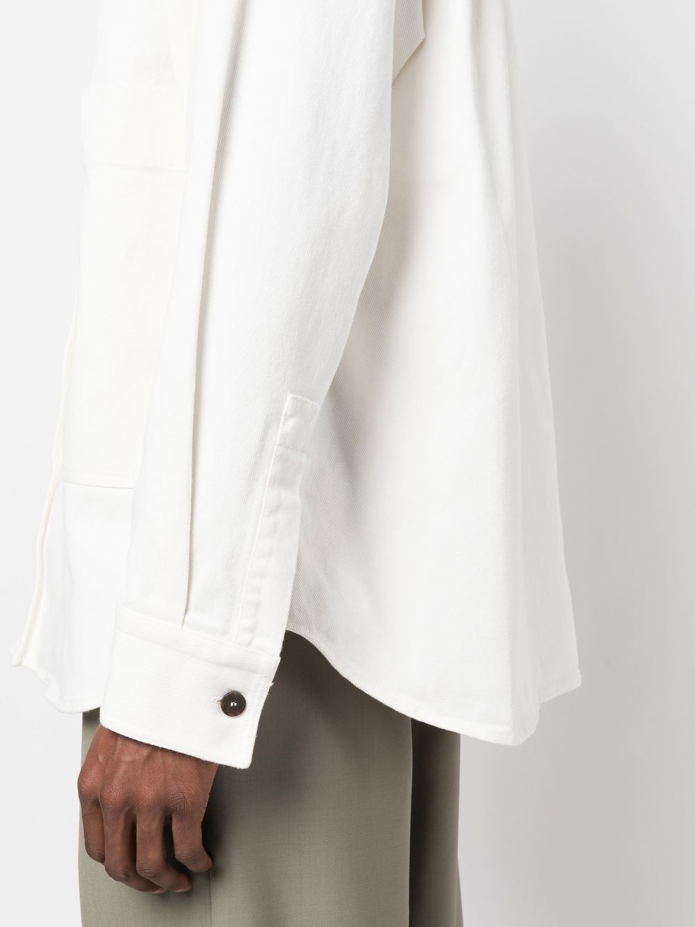long-sleeved organic cotton shirt - 5