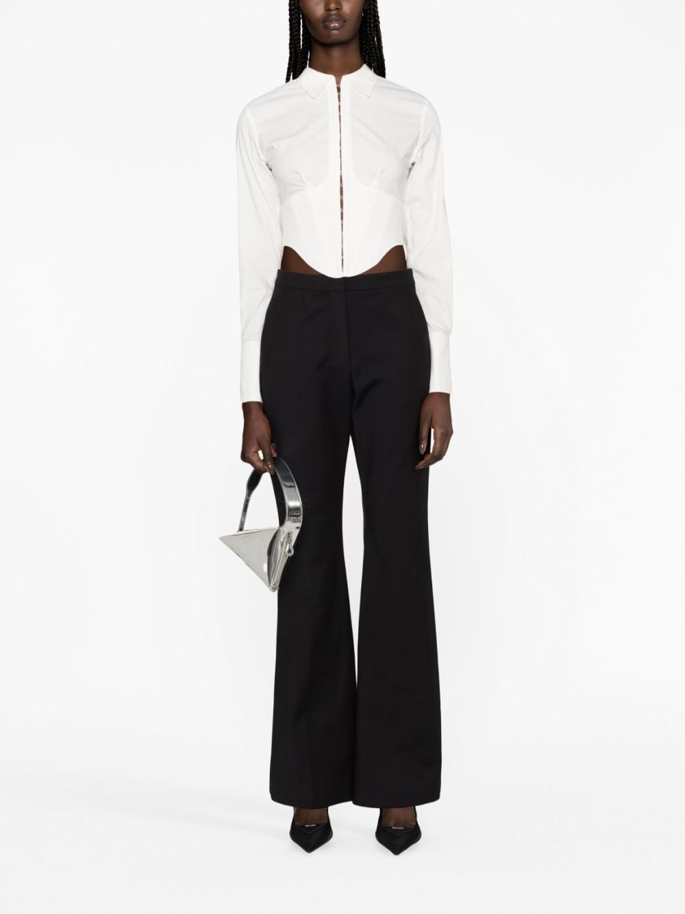 flared tailored trousers - 2