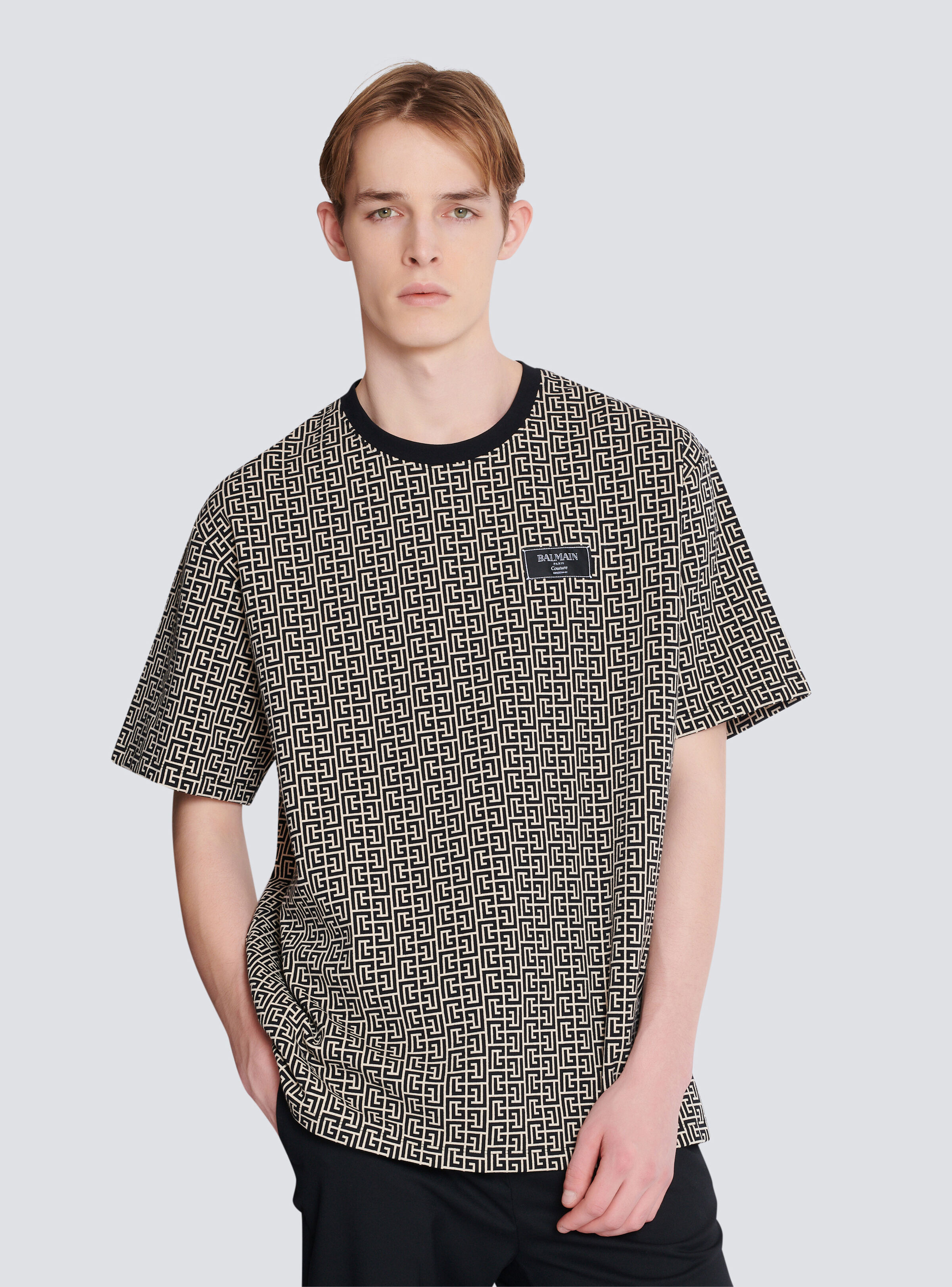 Monogram jacquard T-shirt - 6