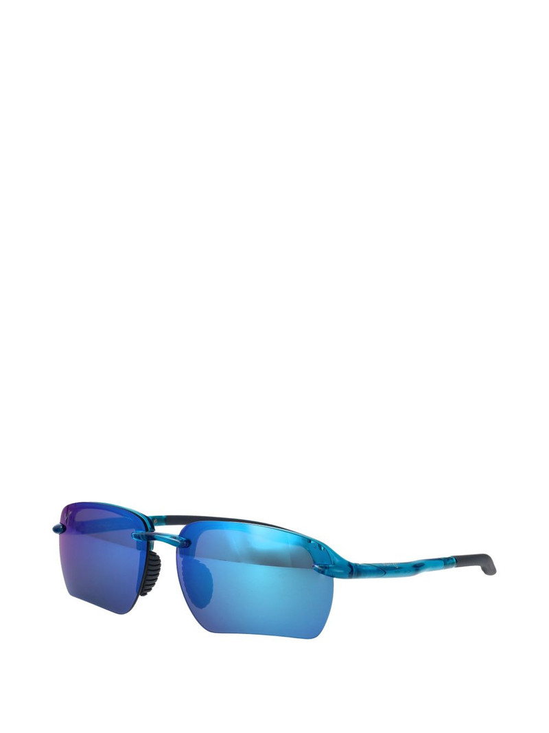 Maui Jim Breakwall rimless rectangle-frame sunglasses outlook