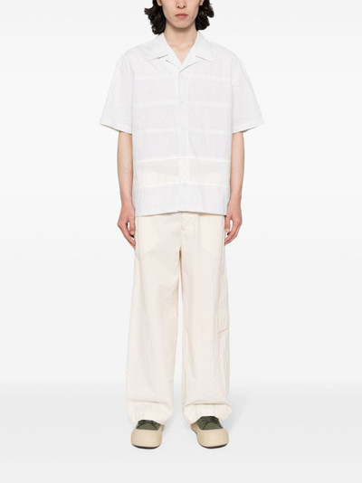 Craig Green panelled cotton short-sleeve shirt outlook