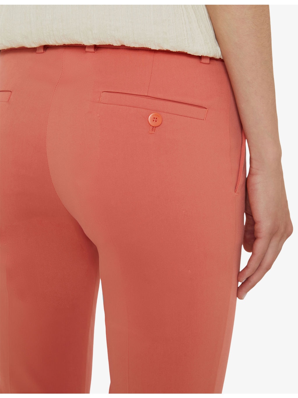 Bing Court Slim-Leg Mid-Rise Stretch-Gabardine Trousers - 4