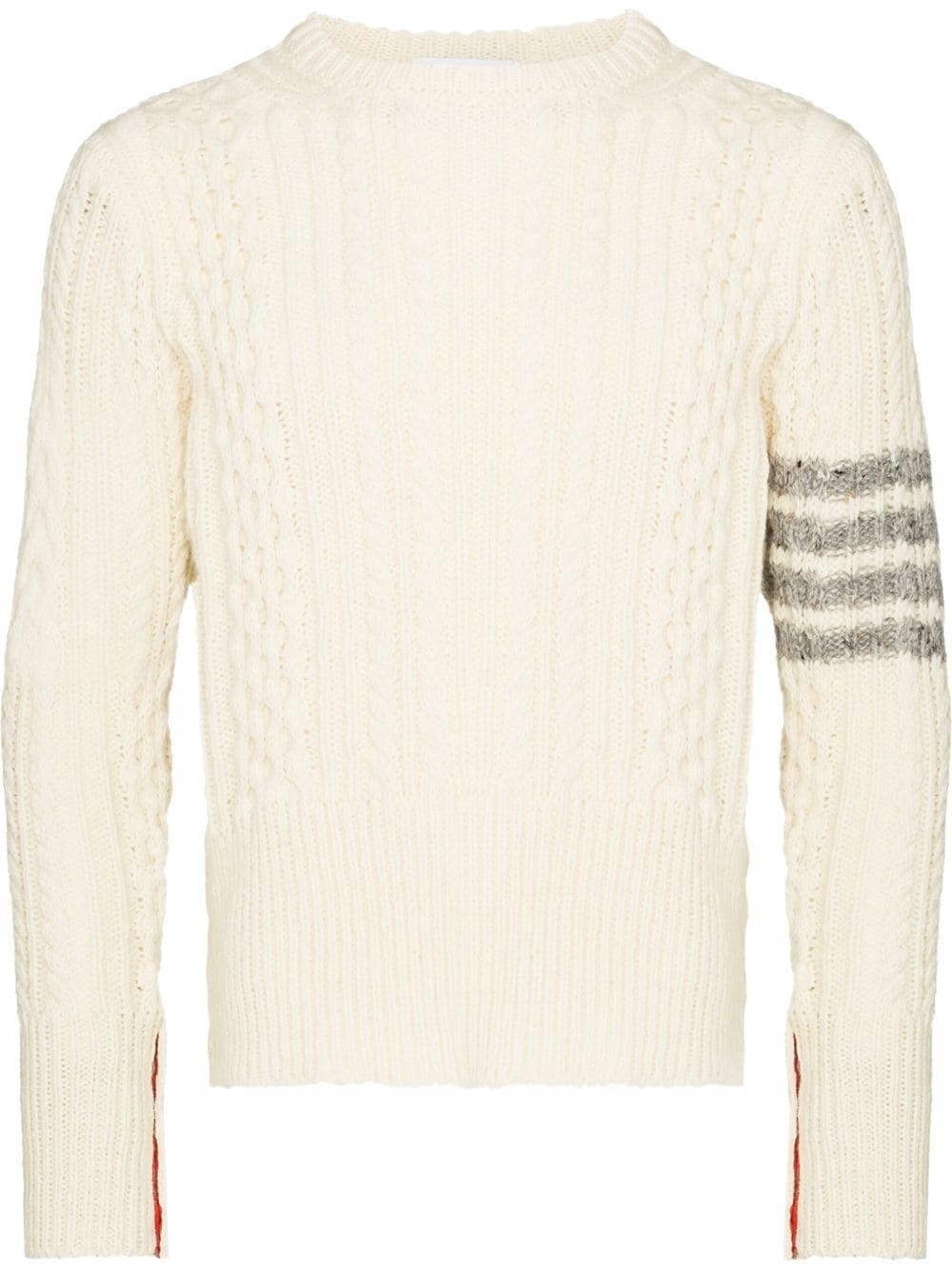 4-Bar cable-knit jumper - 1