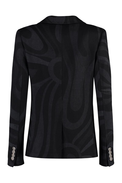 PUCCI PUCCI SINGLE-BREASTED TWO-BUTTON BLAZER outlook