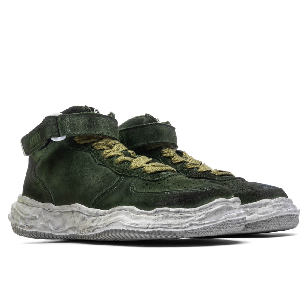 WAYNE BRUSHED SUEDE HIGH - GREEN - 2