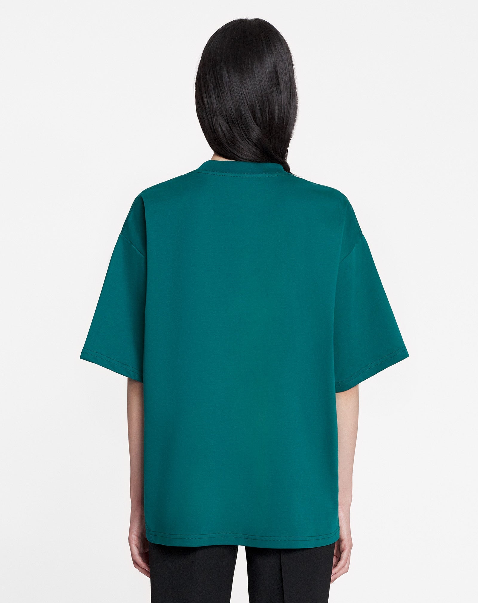 OVERSIZED T-SHIRT WITH CALLA LILY PRINT - 4