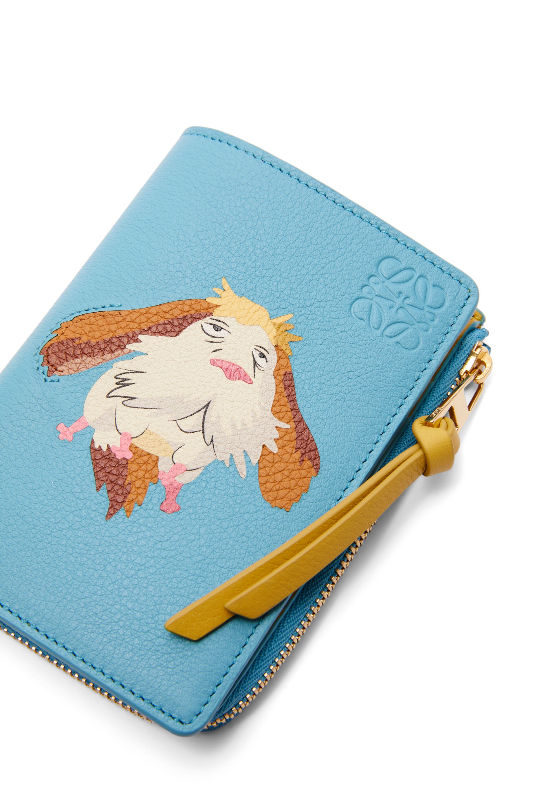 Heen slim zip bifold in classic calfskin - 6