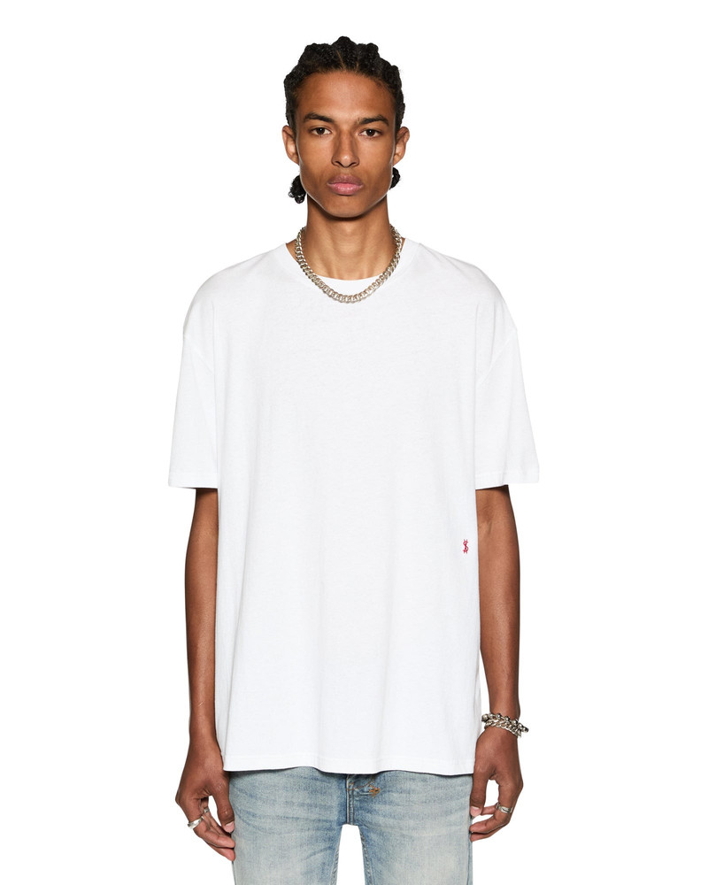 Ksubi 4X4 BIGGIE SS TEE WHITE/RED outlook