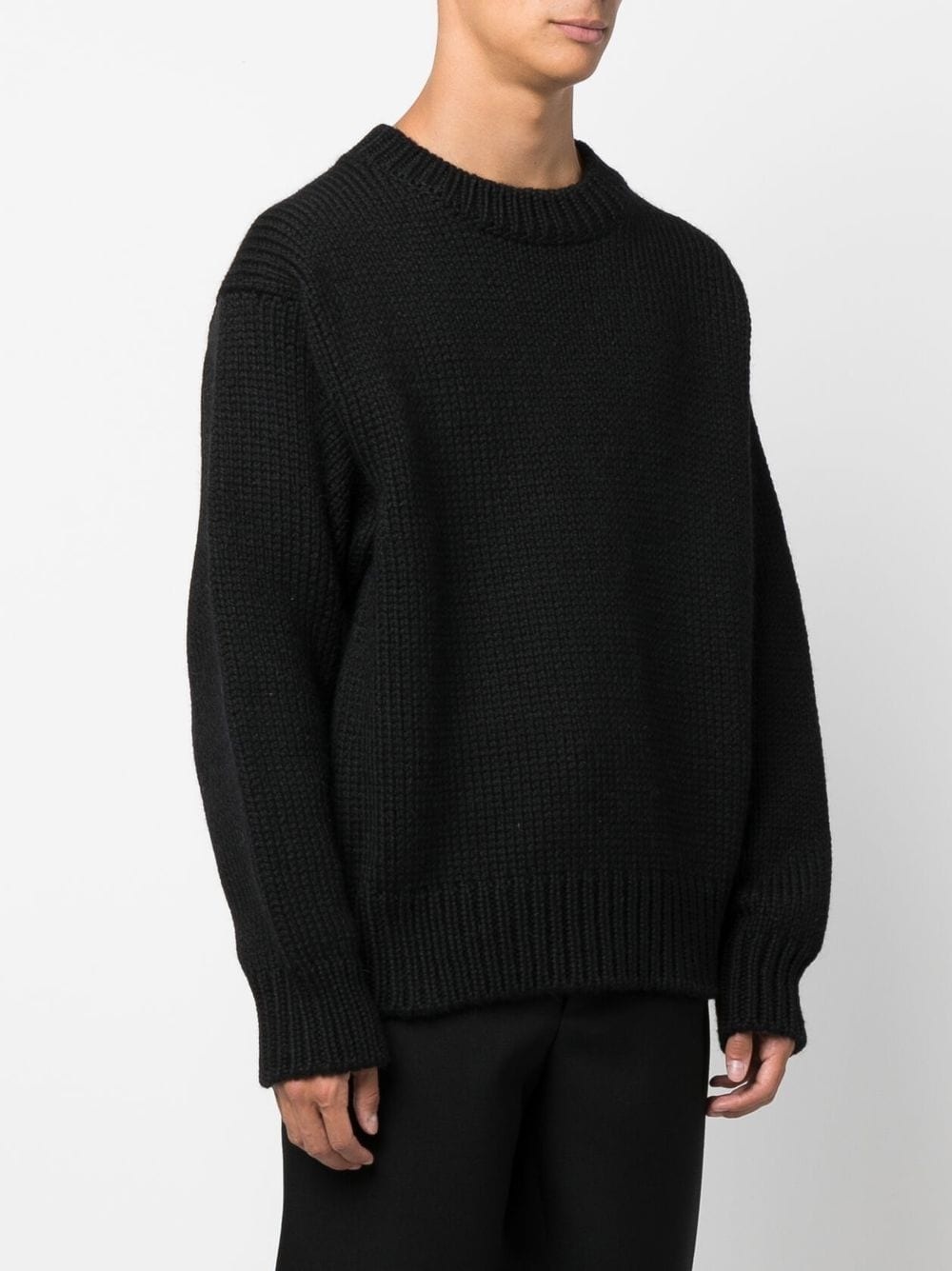 crew-neck wool-mohair jumper - 4