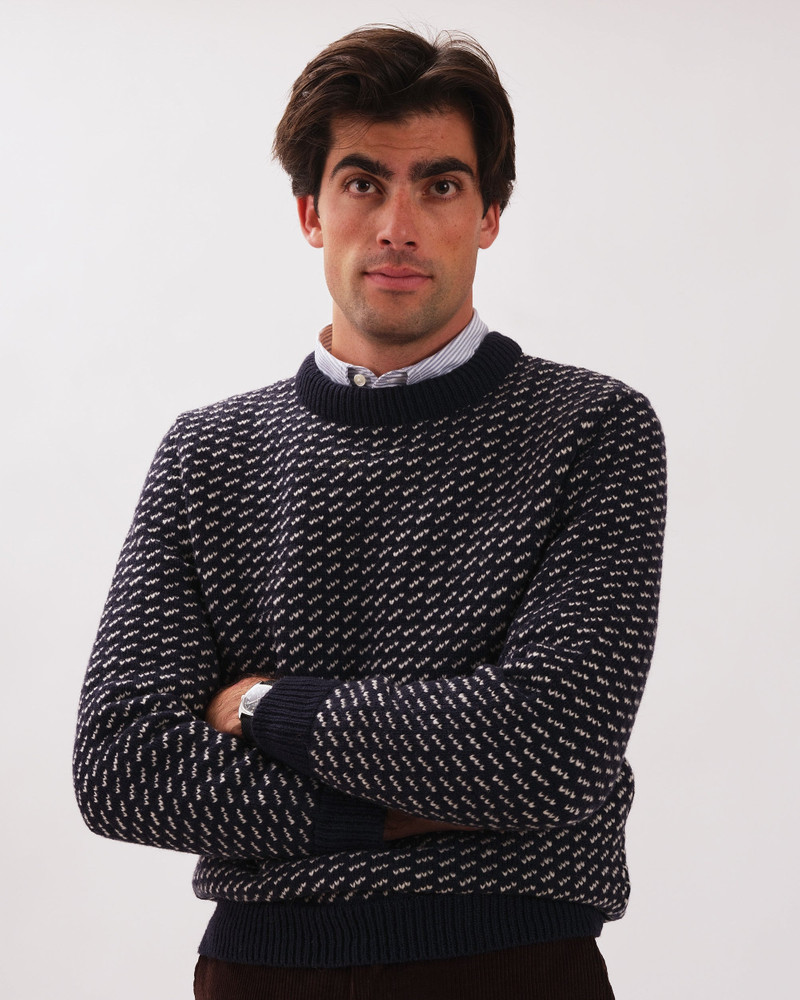 MADE-IN-NORWAY FISHERMAN WOOL SWEATER 3