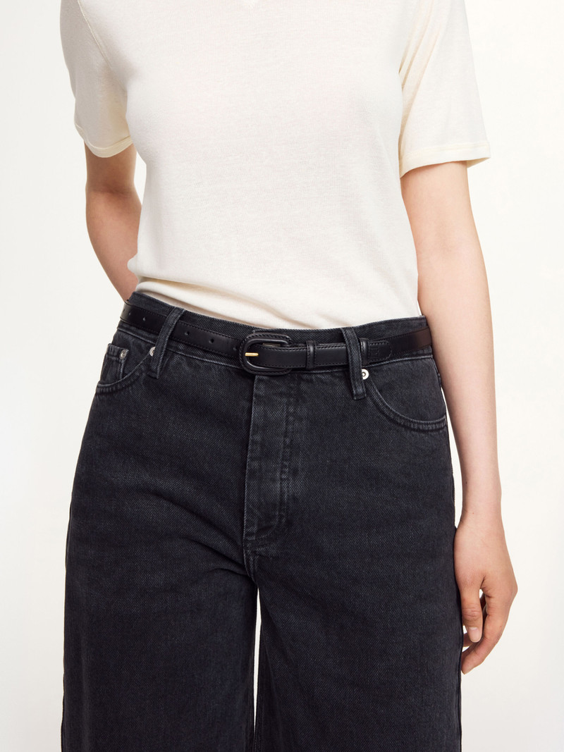 BY MALENE BIRGER Salio leather belt outlook