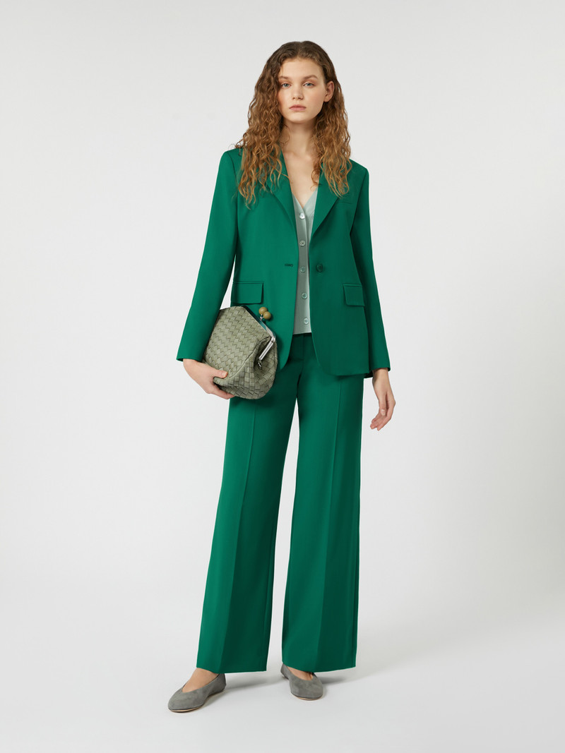WEEKEND Max Mara VISIVO Wool palazzo trousers outlook