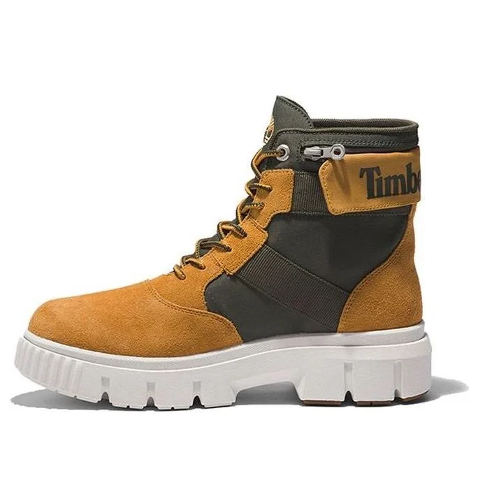 Timberland Greyfield 6 Inch Waterproof Fold-Down Boots 'Wheat Suede' A2KVY231 - 1