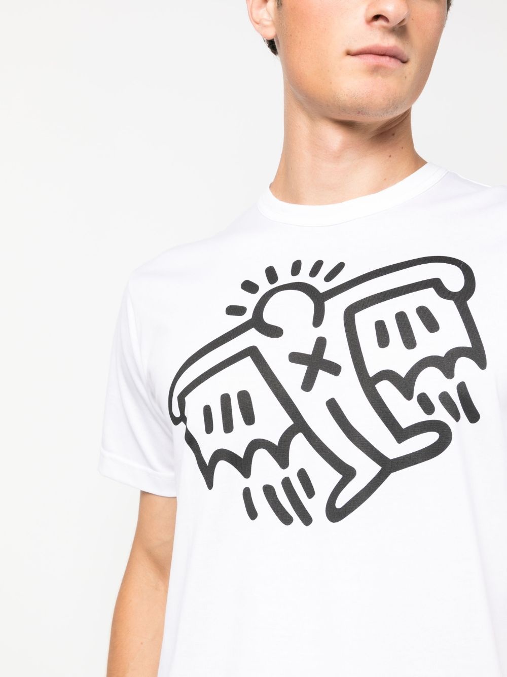x Keith Haring graphic-print T-shirt - 5