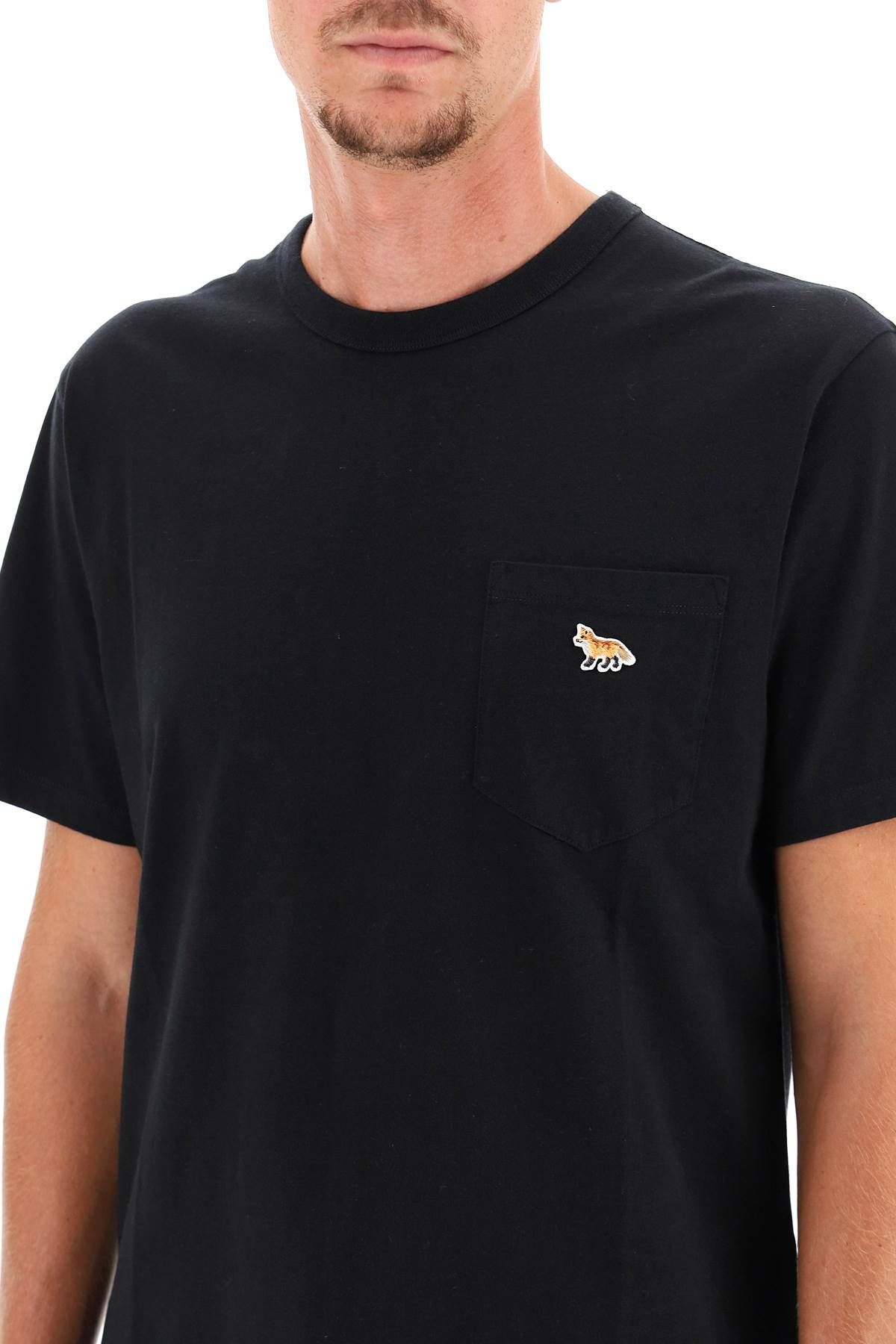 T-SHIRT WITH POCKET AND BABY FOX PATCH - 5