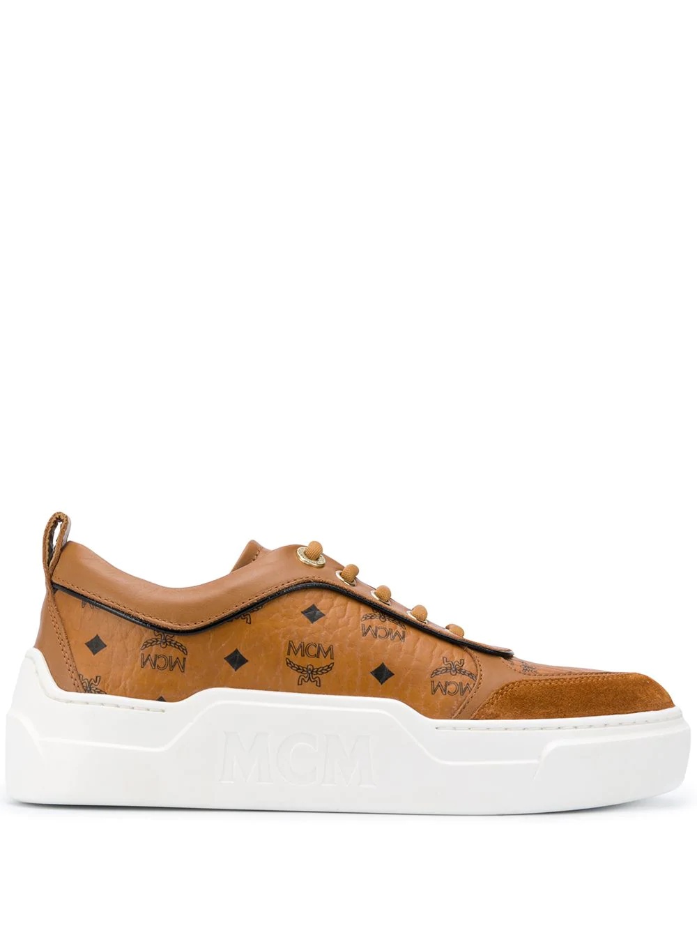 logo-print low-top sneakers - 1