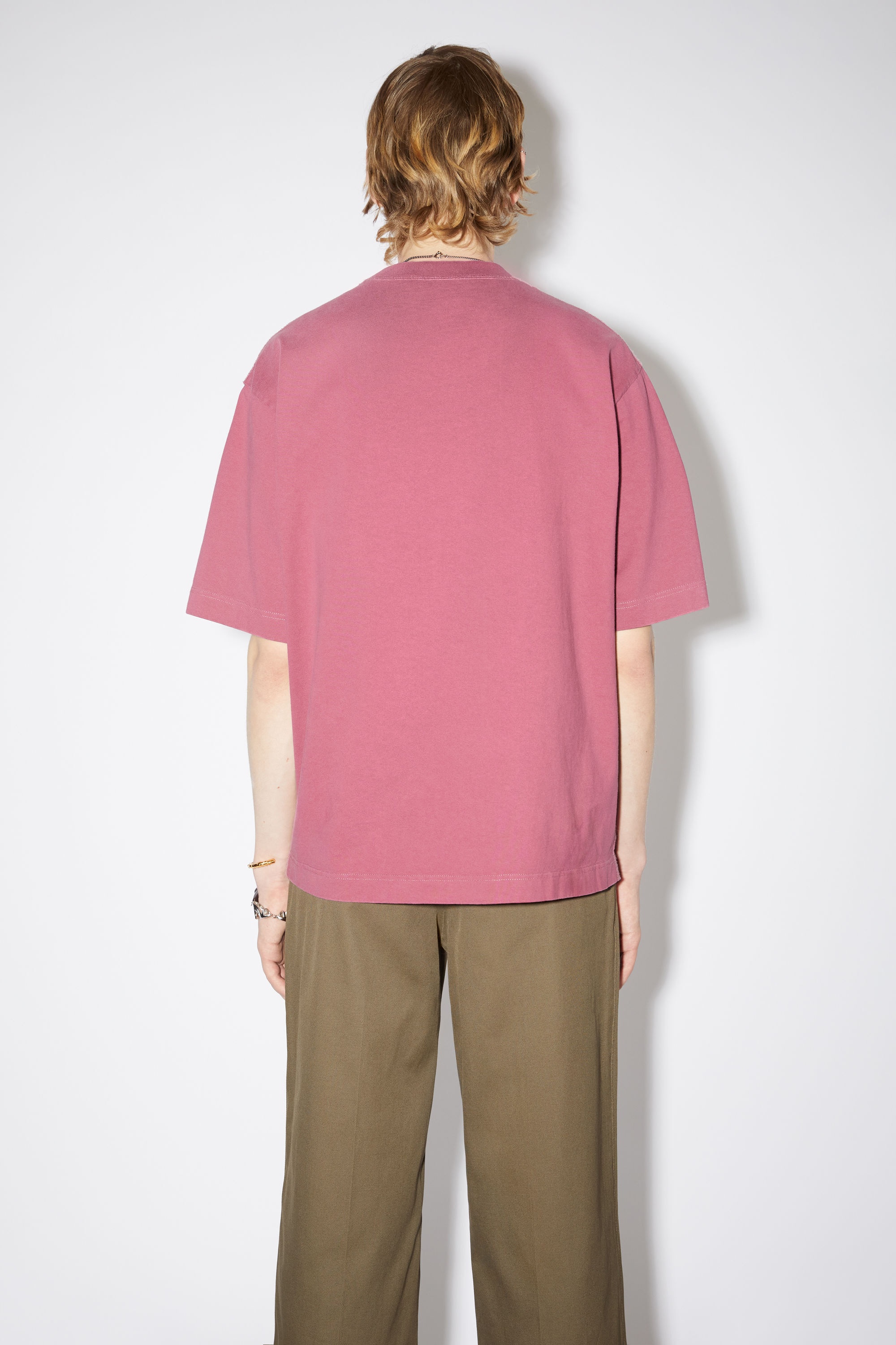 Logo t-shirt - Old pink - 3