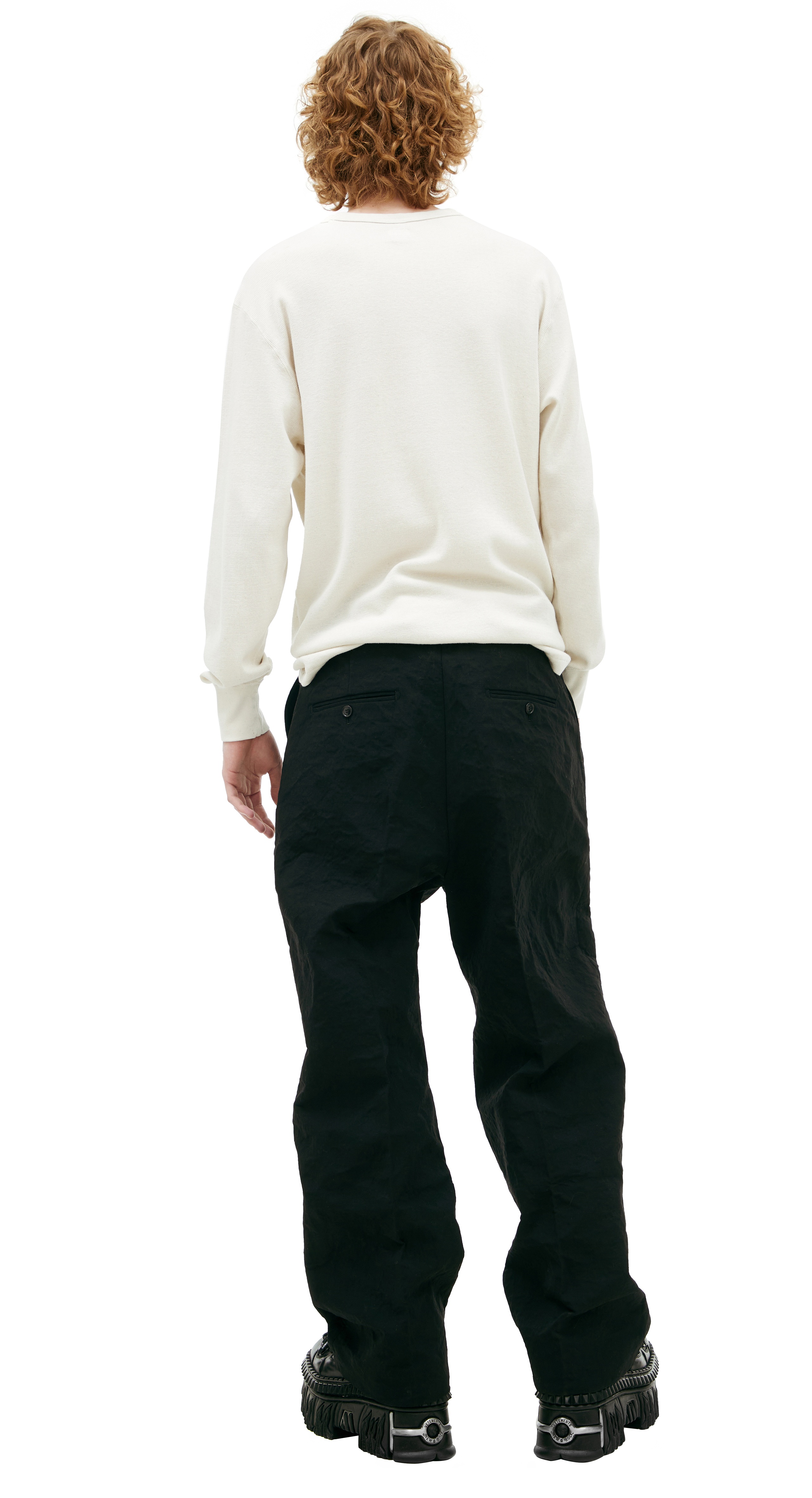 BLACK TROUSERS WITH ARROWS - 3
