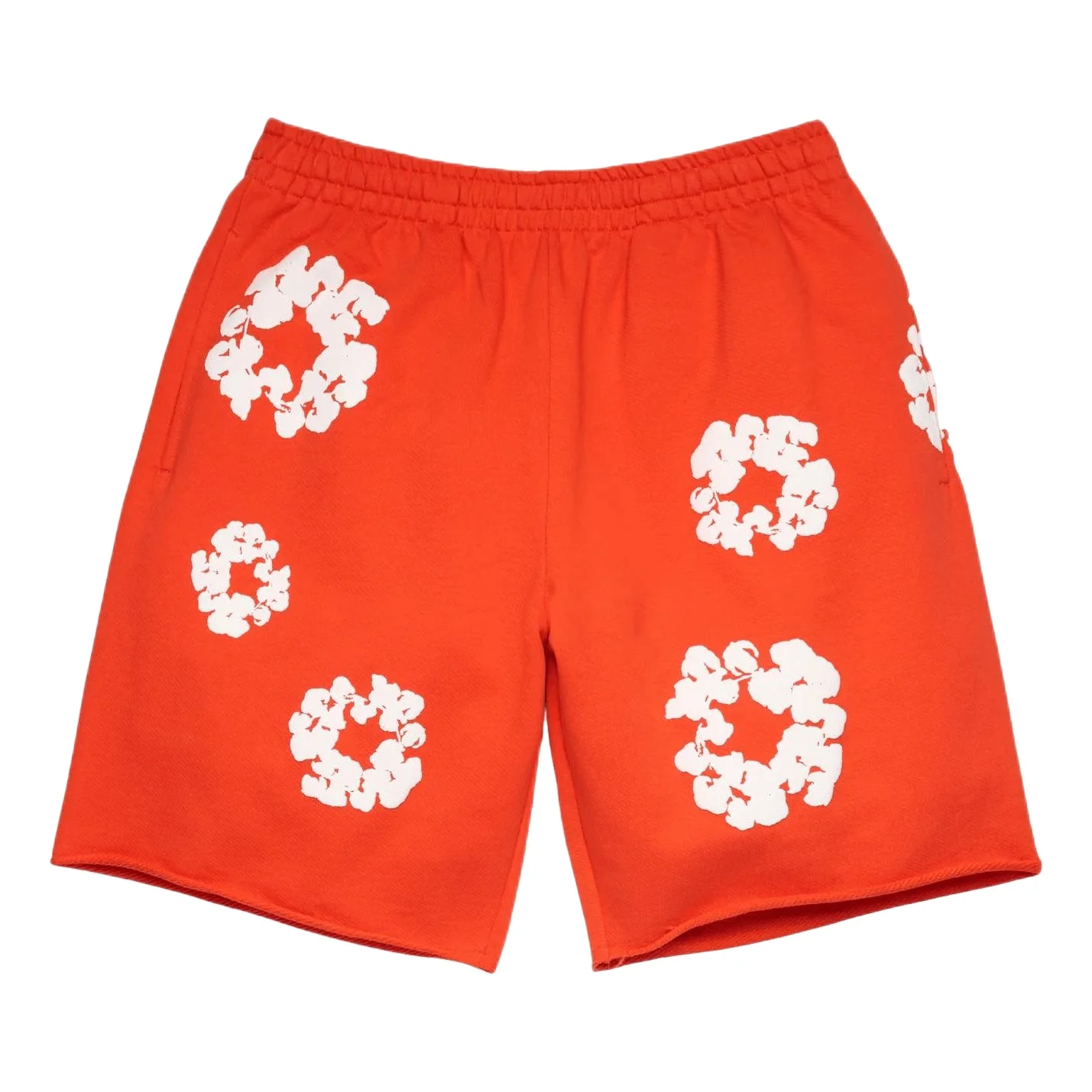 Denim Tears Cotton Wreath Sweatshorts 'Dark Orange' SS26BRS15243060 - 1