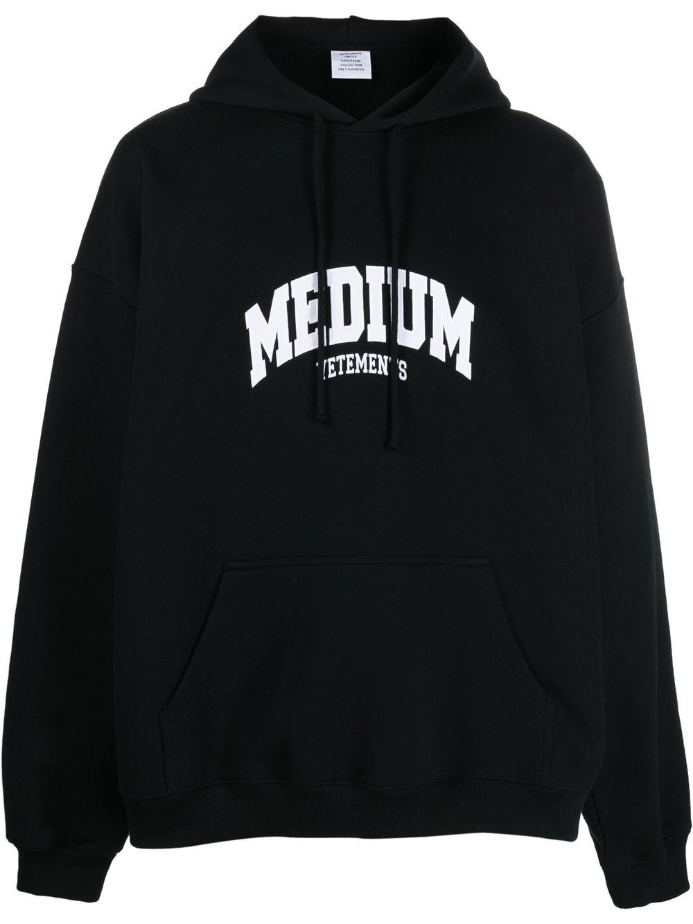 embroidered logo graphic-detail hoodie - 1
