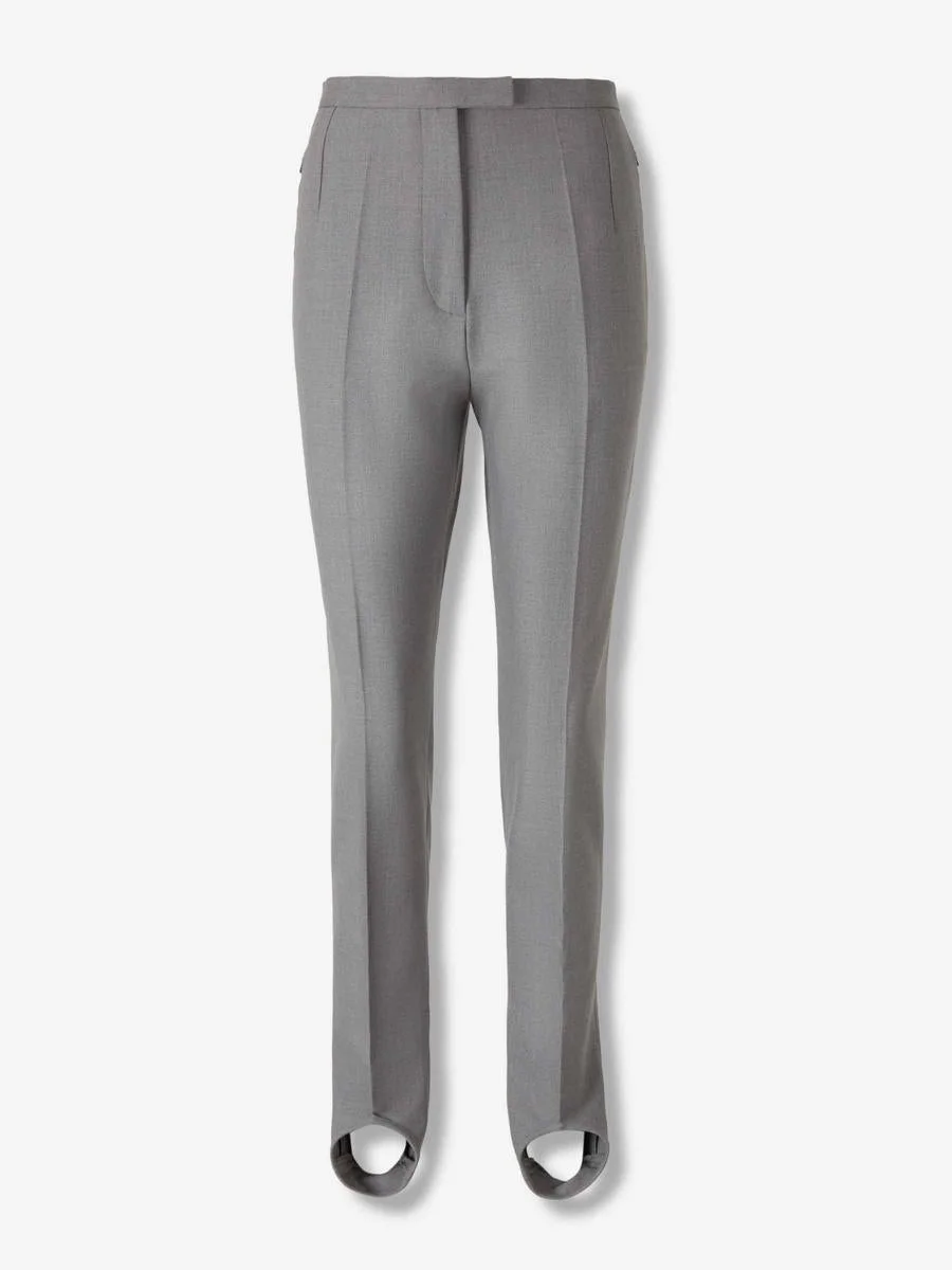 Dries Van Noten Straight Wool Pants - 1